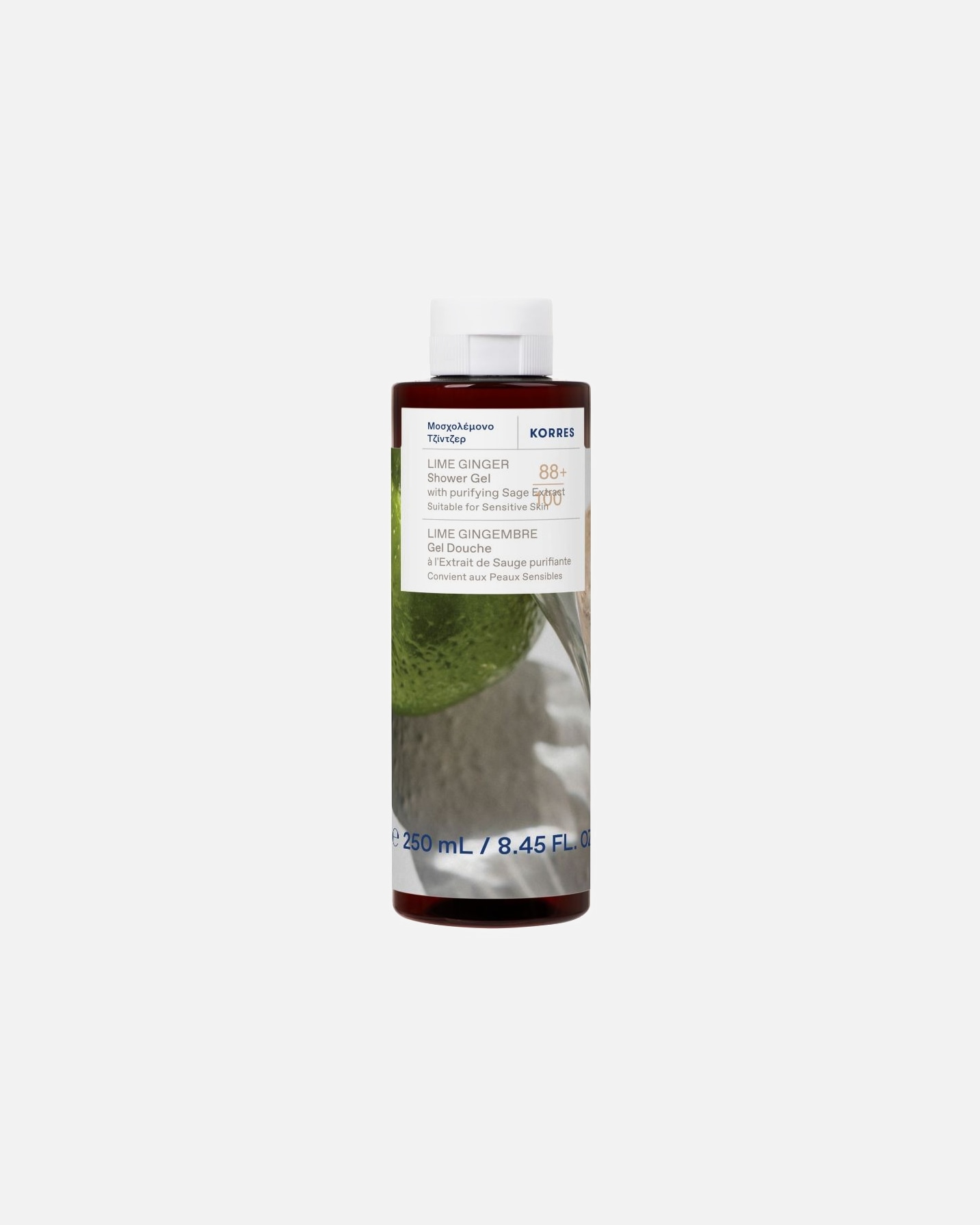 Duschgel für Unisex KORRES Lime Ginger 250 ml