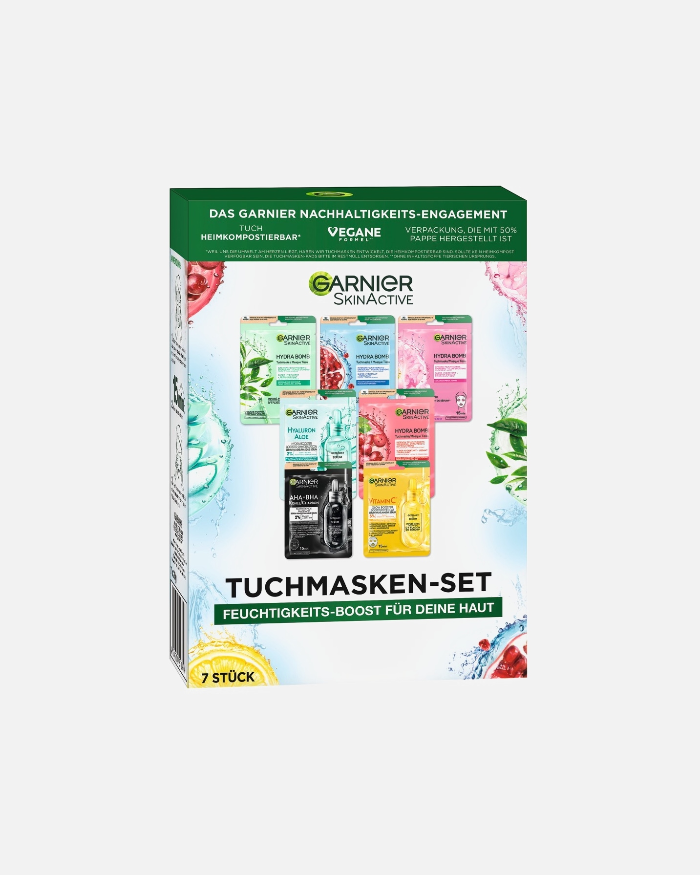 Masque tissu for FemmeGarnierSkin Active