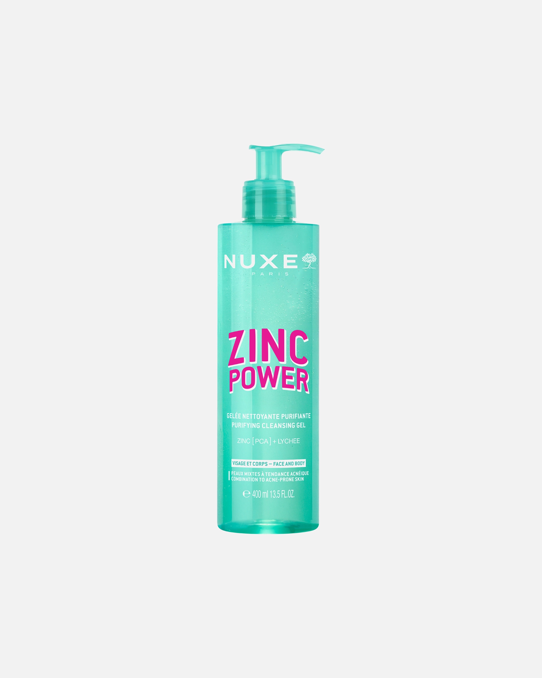 Gel nettoyant for UnisexeNUXEZinc PowerGelée Nettoyante Purifiante400 ml