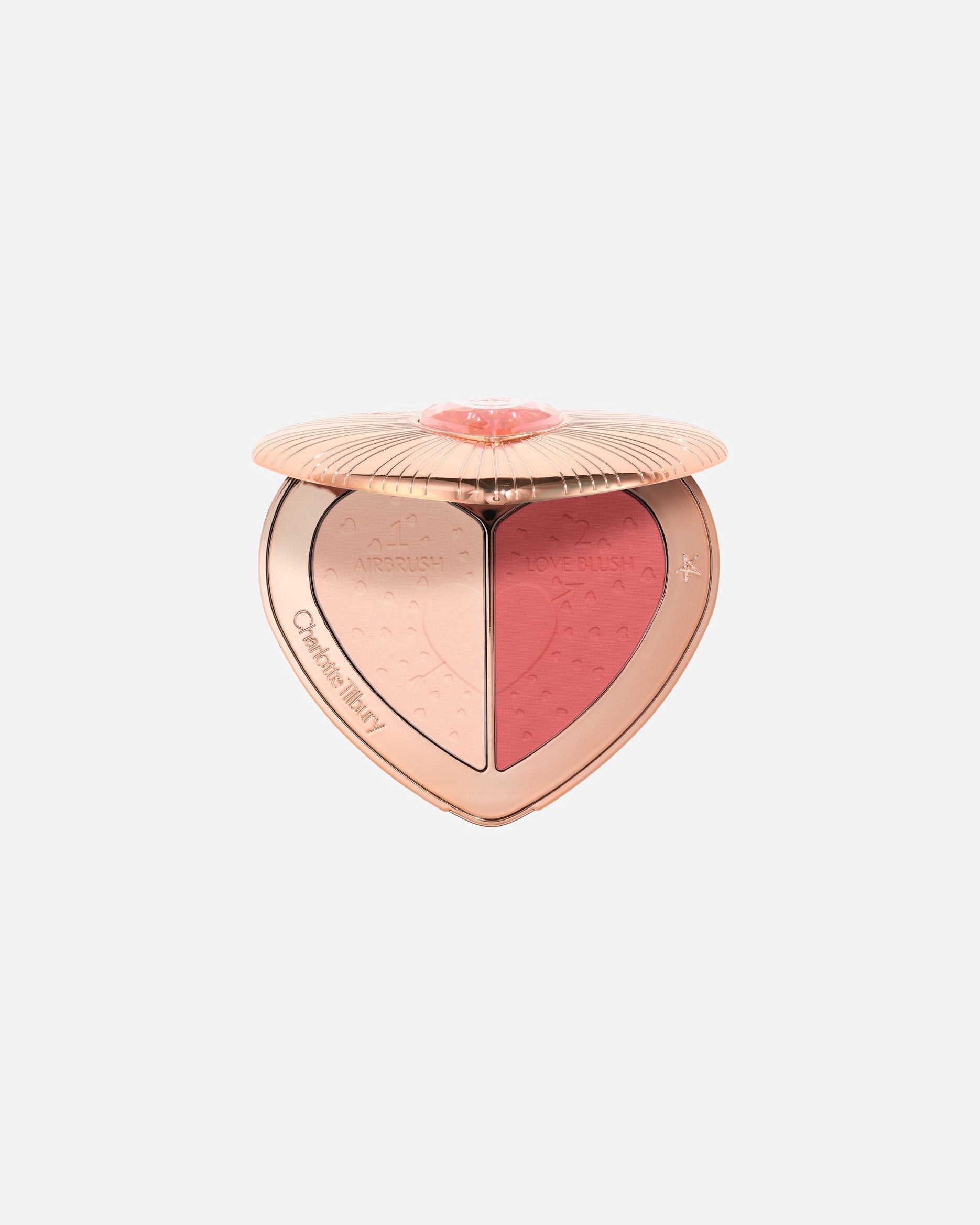 Blush for FemmeCharlotte TilburyCHARLOTTE'S BEAUTY SOULMATES FACE PALETTE- PILLOW TALK FLAWLESS ROSEWOOD-FULL SIZE-RETAIL-ROW-V1F5CABF - PEACH