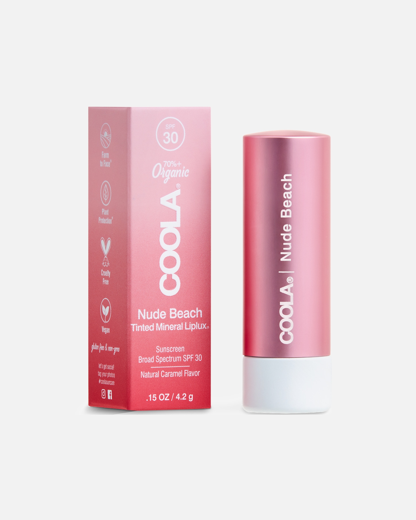 Lippenpflege für Unisex Coola Mineral Liplux Tinted SPF30 Liplux SPF30