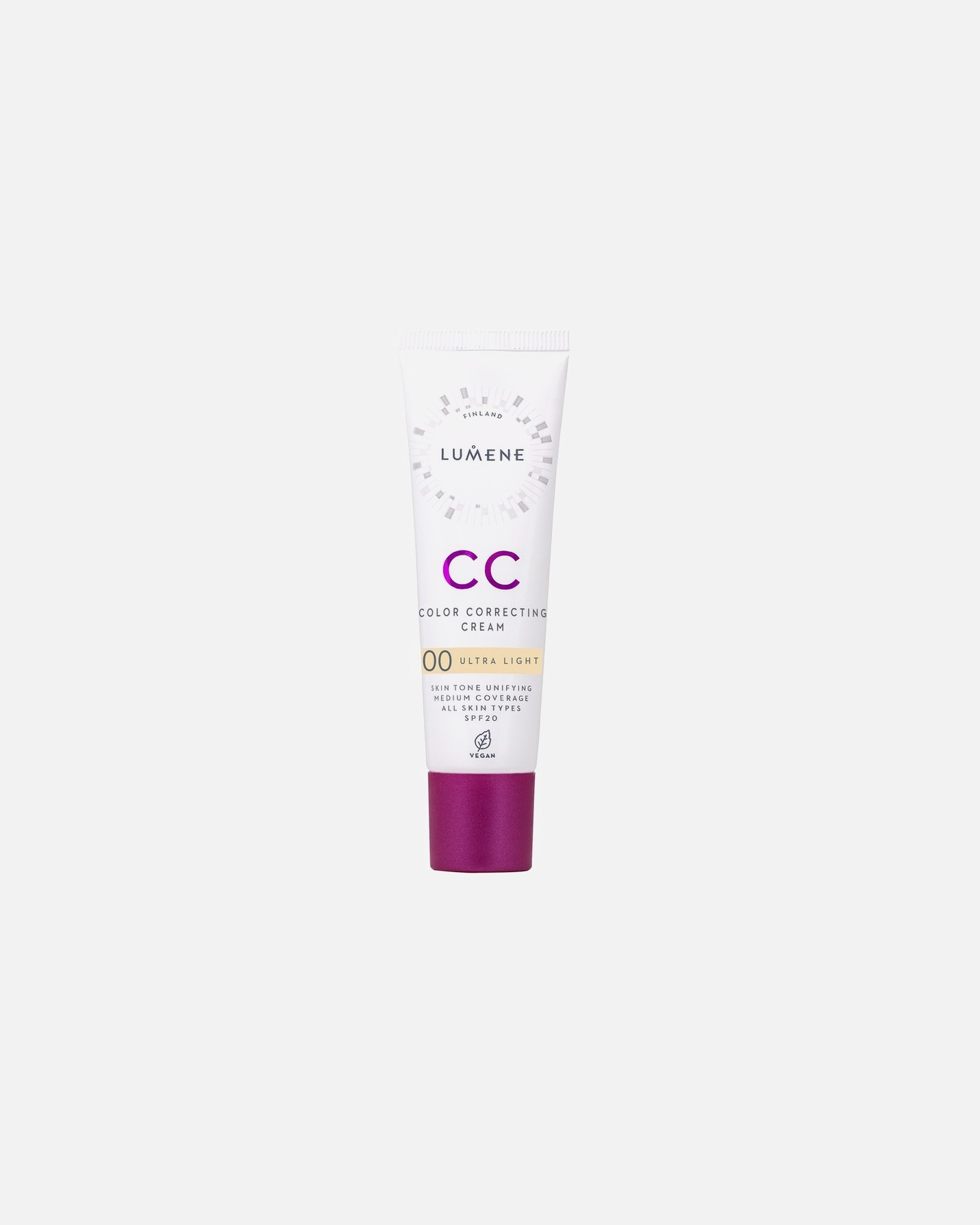 CC crème for UnisexeLumeneColor Correcting Cream SPF20ULTRA LIGHT