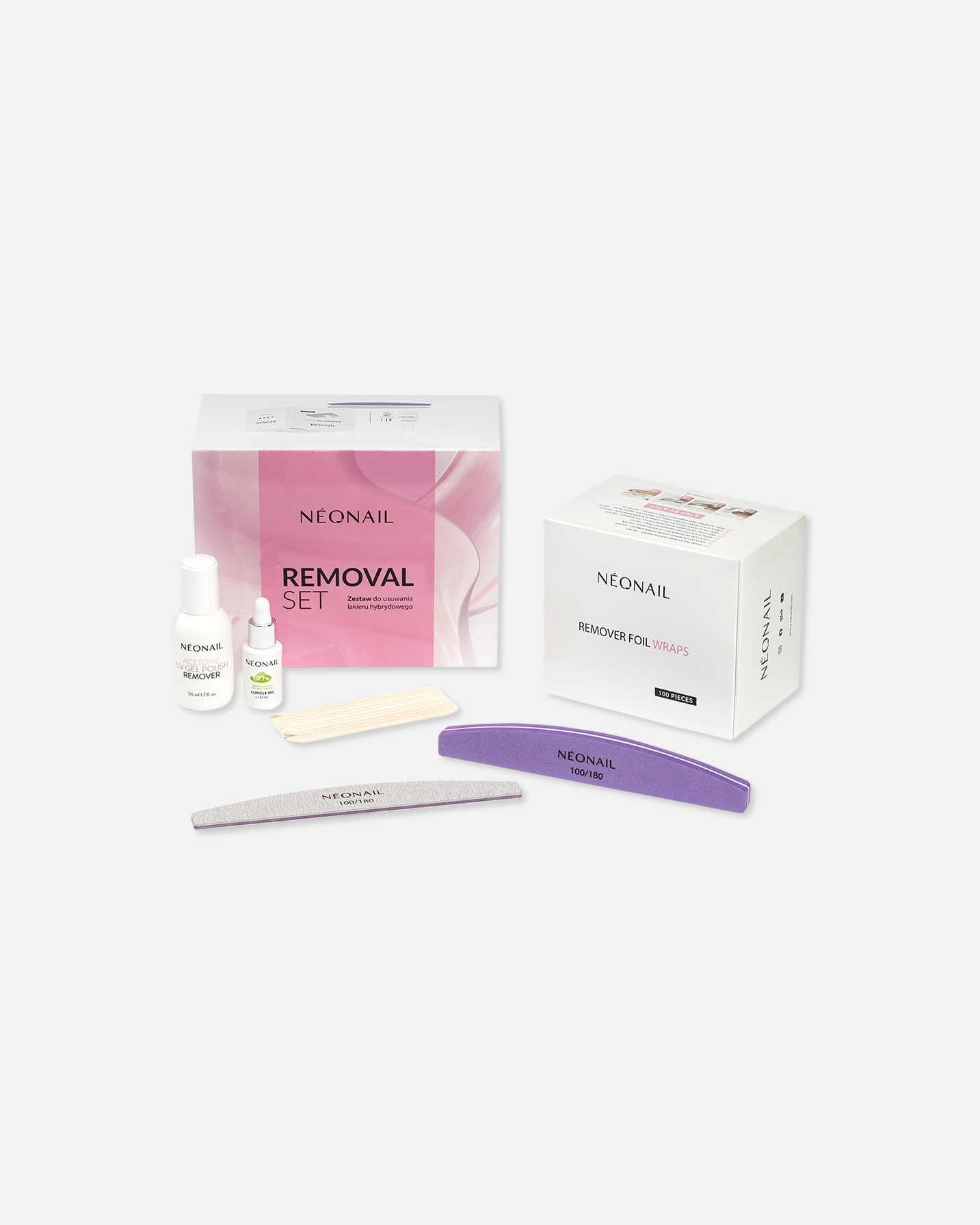 Nagelpflegeset für Unisex NEONAIL Removal Set 1 Stk.
