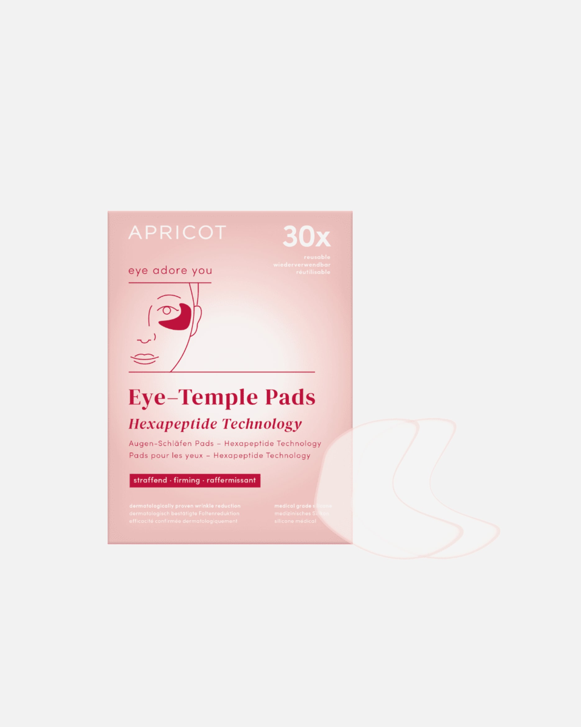 Masque contour des yeux for UnisexeApricotEye-Temple Pads Hexapeptide Technology1 unité