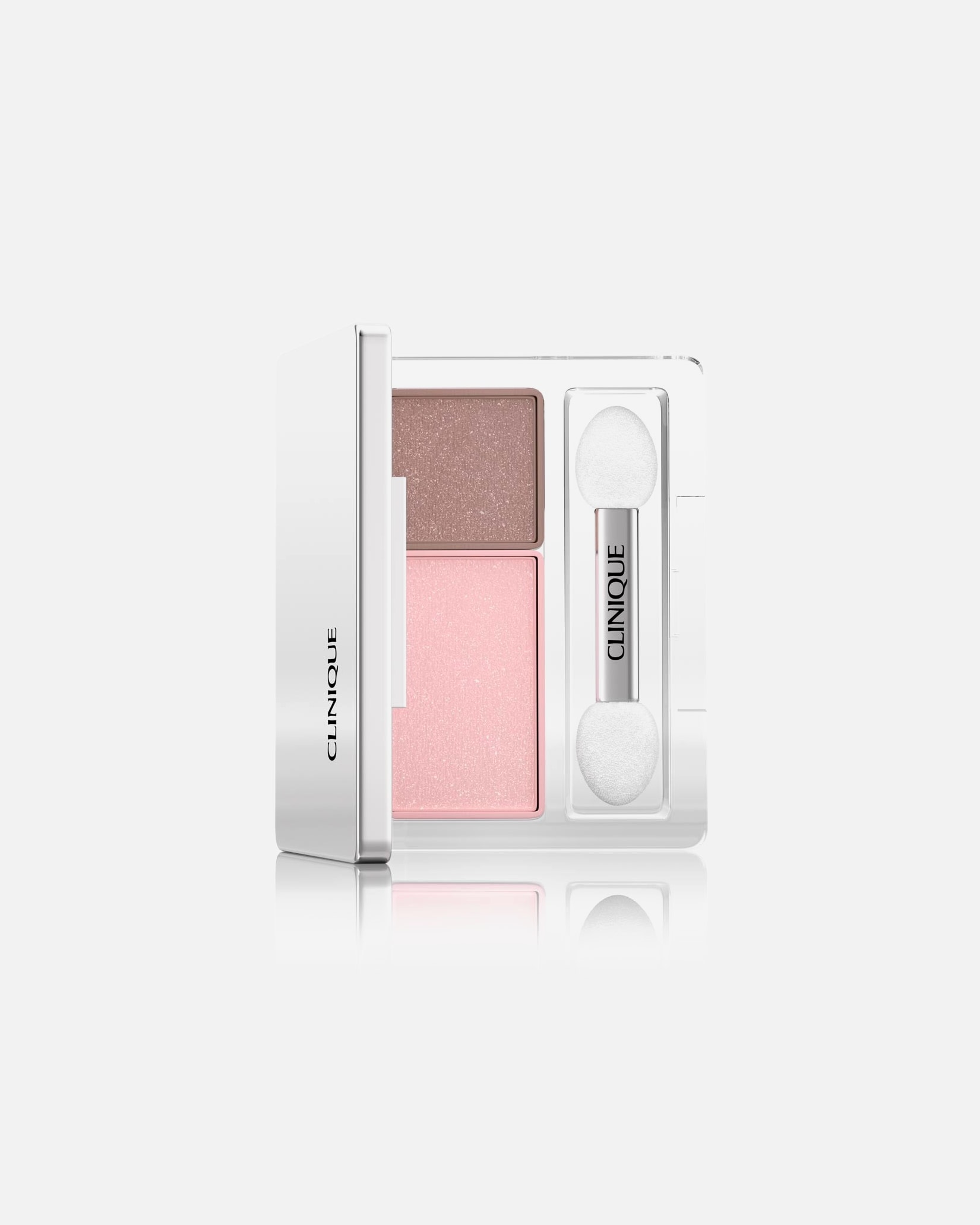 Lidschatten für Unisex Clinique All About Shadow Duo Twilight Mauve / Brandided 14 - STRAWBERRY FUDGE