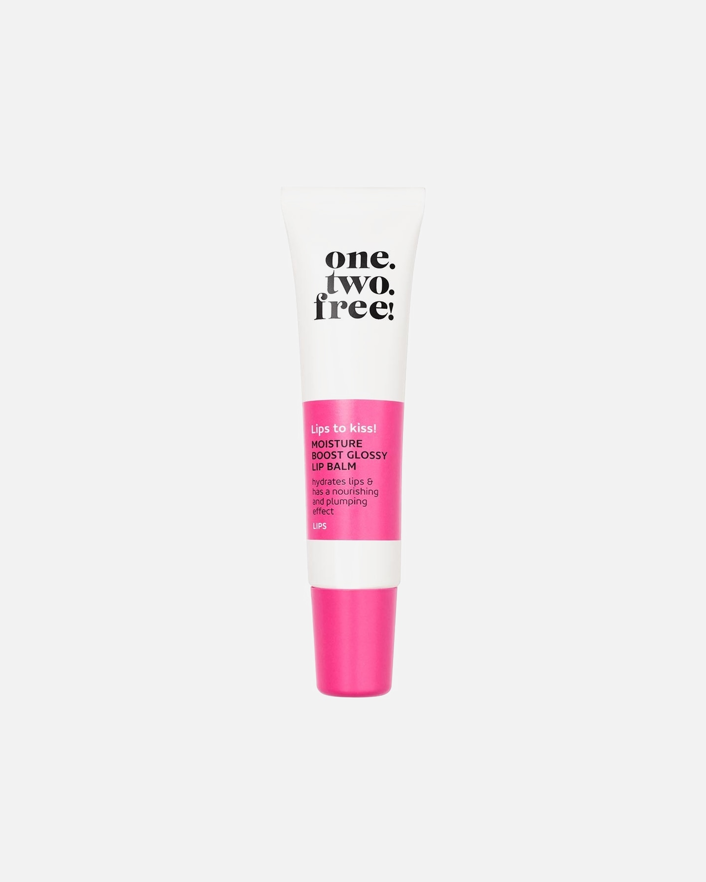 Lippenbalsam für Unisex one. two. free! Moisture Boost Glossy Lip Balm 03 Proud Pink