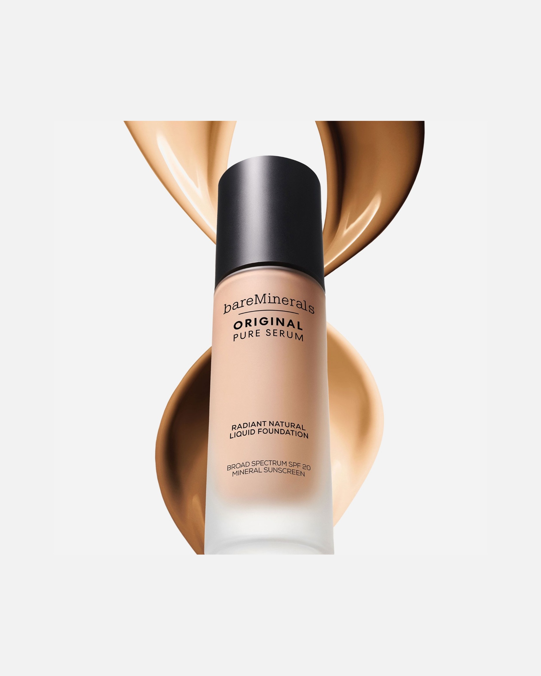 Foundation für Unisex bareMinerals Original Pure Serum Radiant Natural Liquid Mineral Spf 20 DEEP NEUTRAL 5
