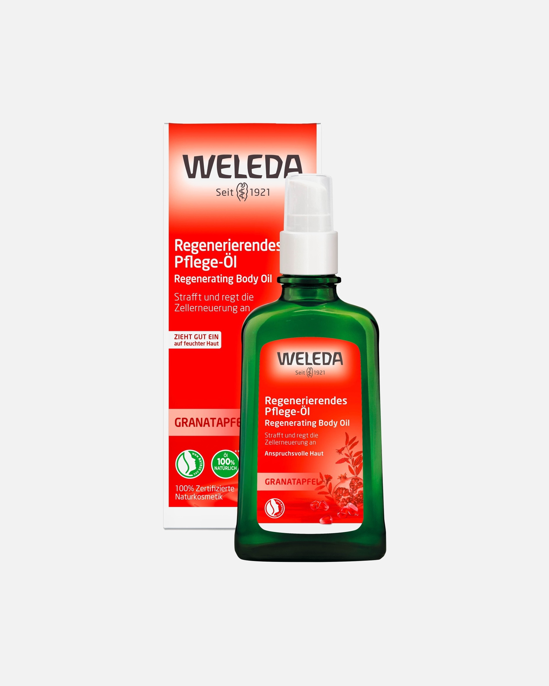 Körperöl für Unisex Weleda Granatapfel Granatapfel Regeneriendes Pflege-Öl 100 ml