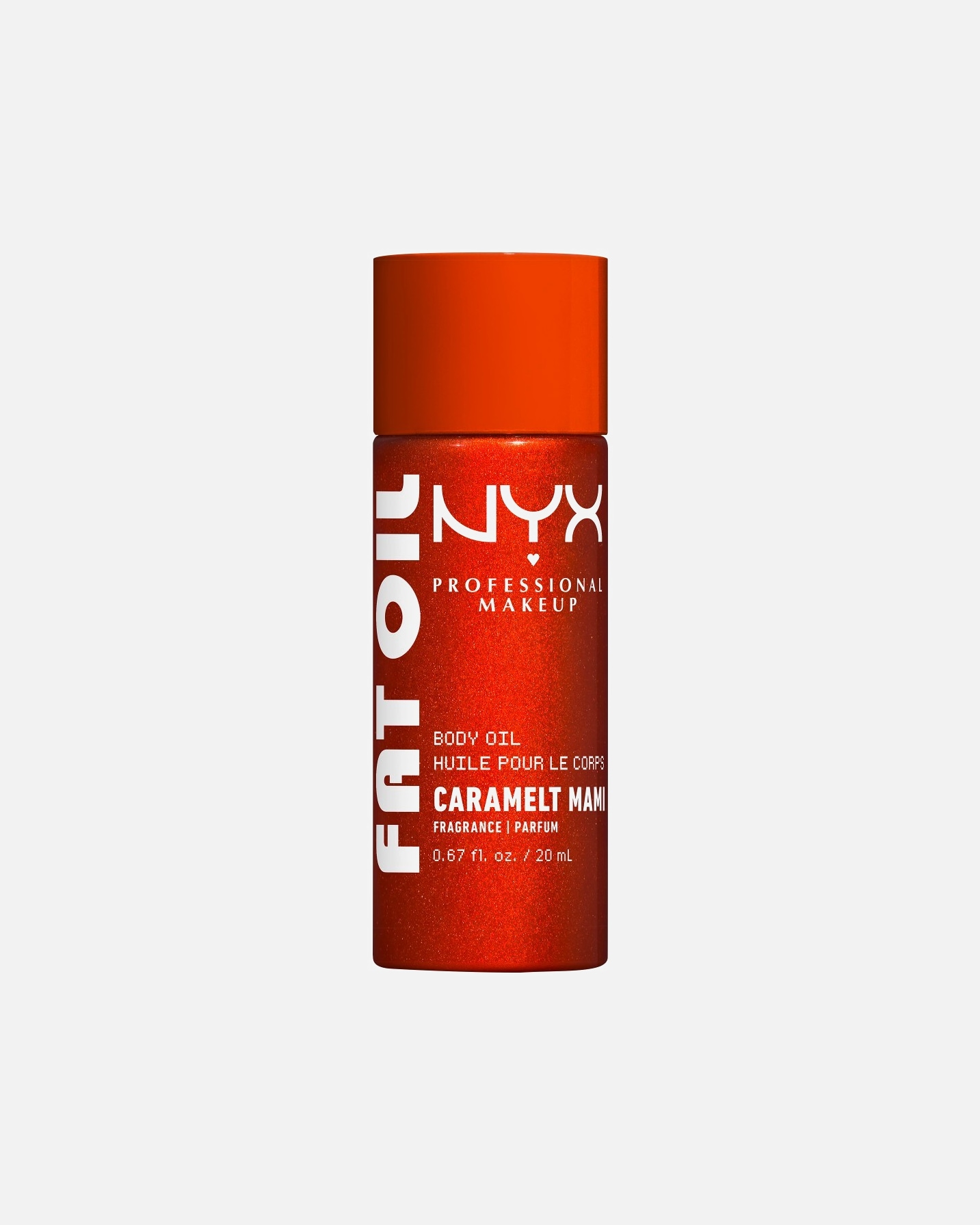 Körperöl für Unisex NYX Professional Makeup Fat Oil Body Fat Oil Mini Caramelt Mami 20 ml