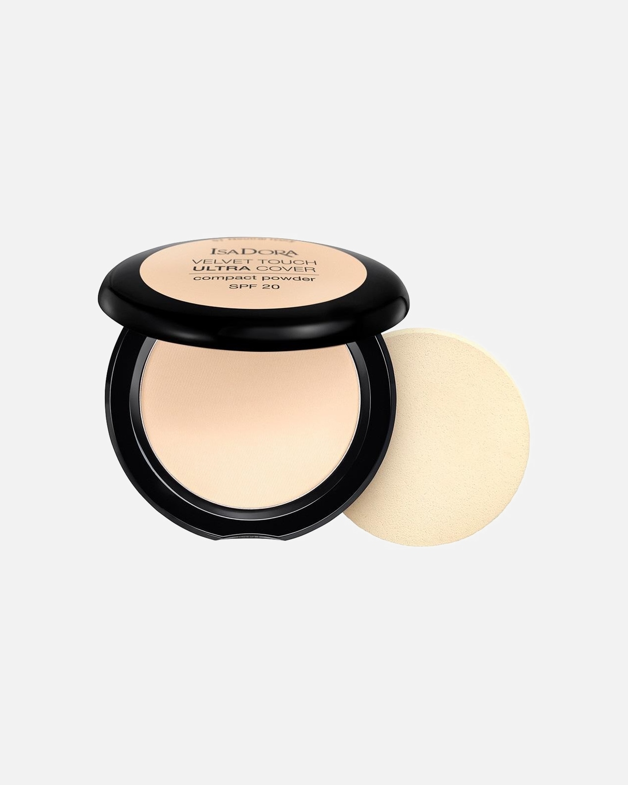 Puder für Unisex Isadora Velvet Touch Ultra Cover Compact 60 - FAIR PORCELAIN