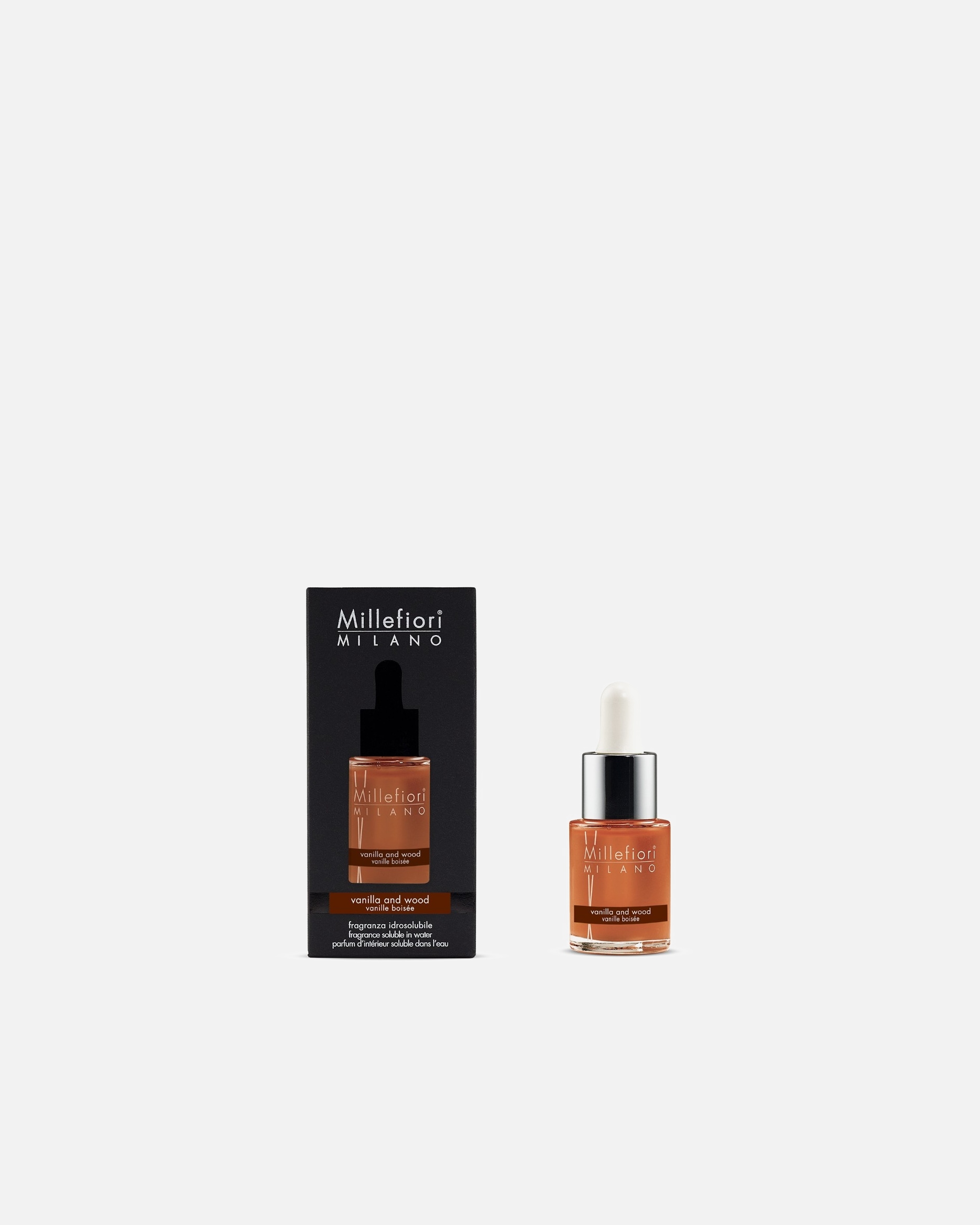 Raumduft für Unisex Millefiori MILANO Wasserlöslicher Duft Vanilla & Wood 15 ml