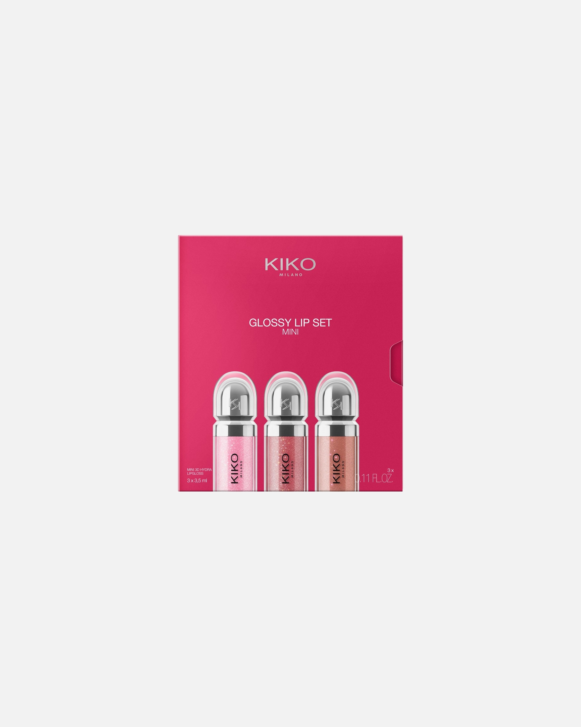 Lippen Make-up Set für Unisex KIKO Milano Default Brand Line 3D Hydra Glossy Mini 1 Stück