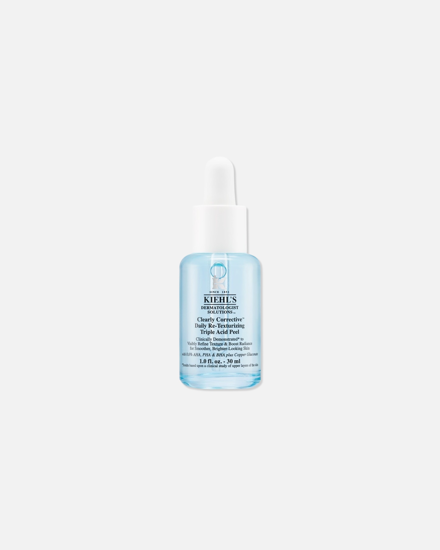 Gesichtspeeling für Unisex Kiehl’s Clearly Corrective Re-Texturizing Triple Acid Peel 30 ml