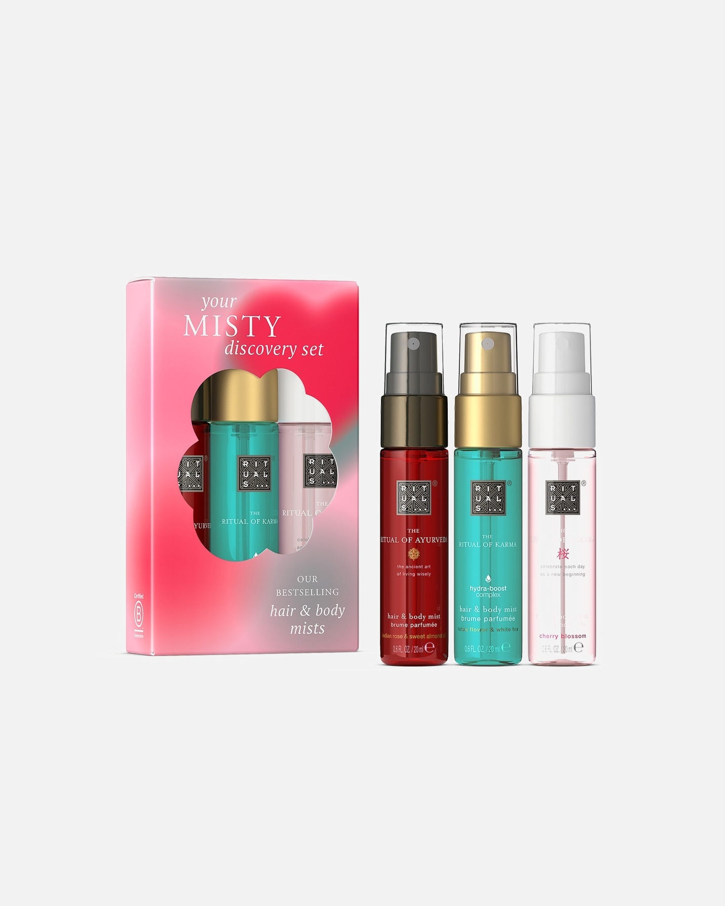 Coffret soin corps for UnisexeRitualsGiftingTrio brumes corps & cheveux1 unité