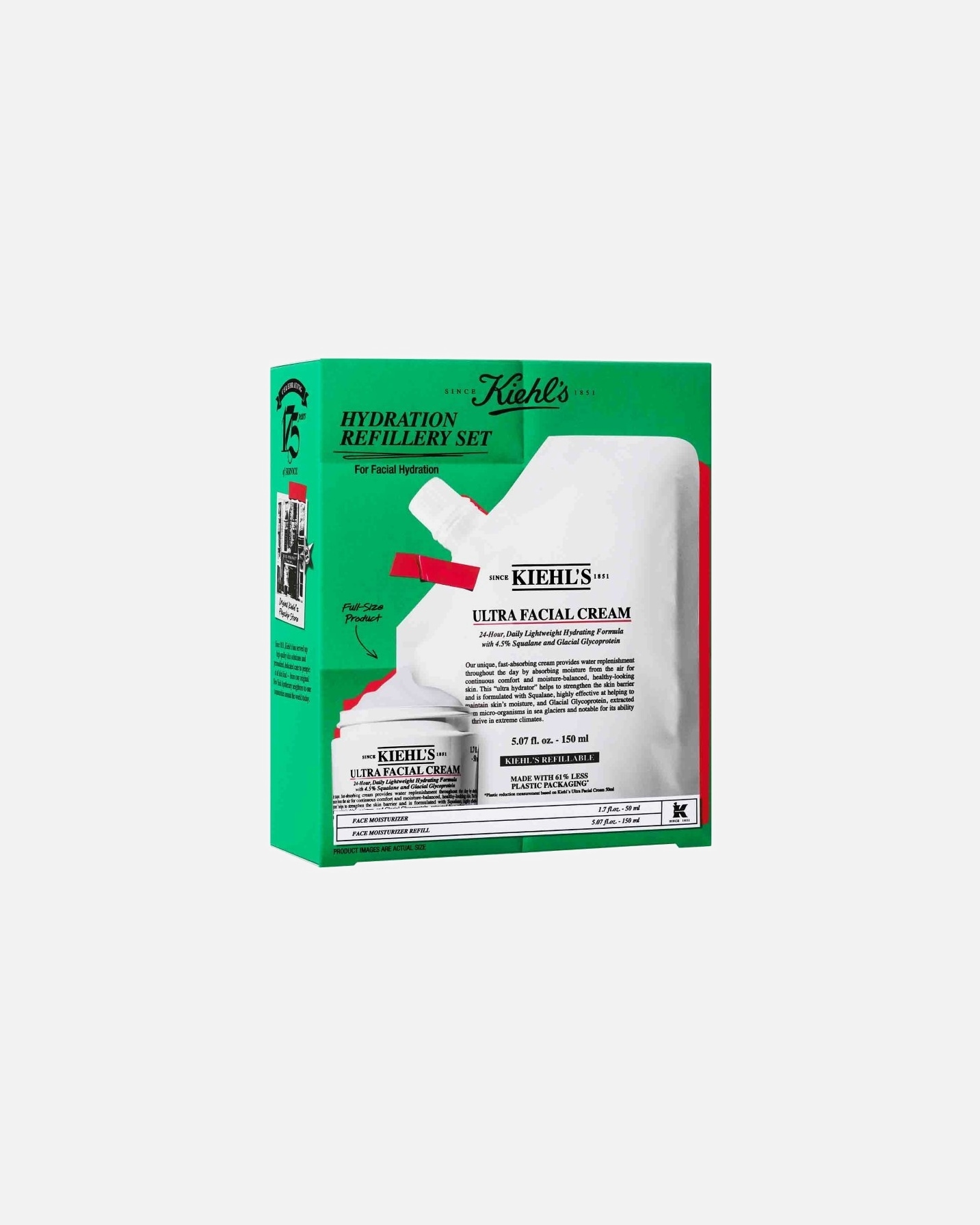 Gesichtspflegeset für Unisex Kiehl’s Ultra Facial Hydration Refillery Kit 1 Stück