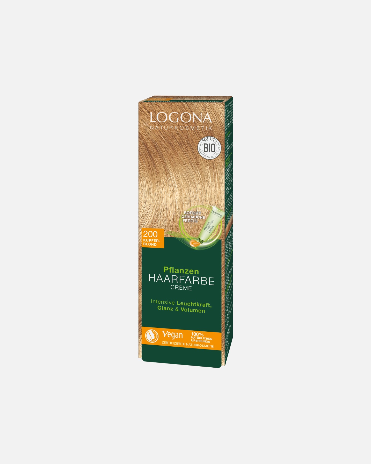 Coloration végétale for UnisexeLogonaCrème colorante végétale200 - KUPFERBLOND