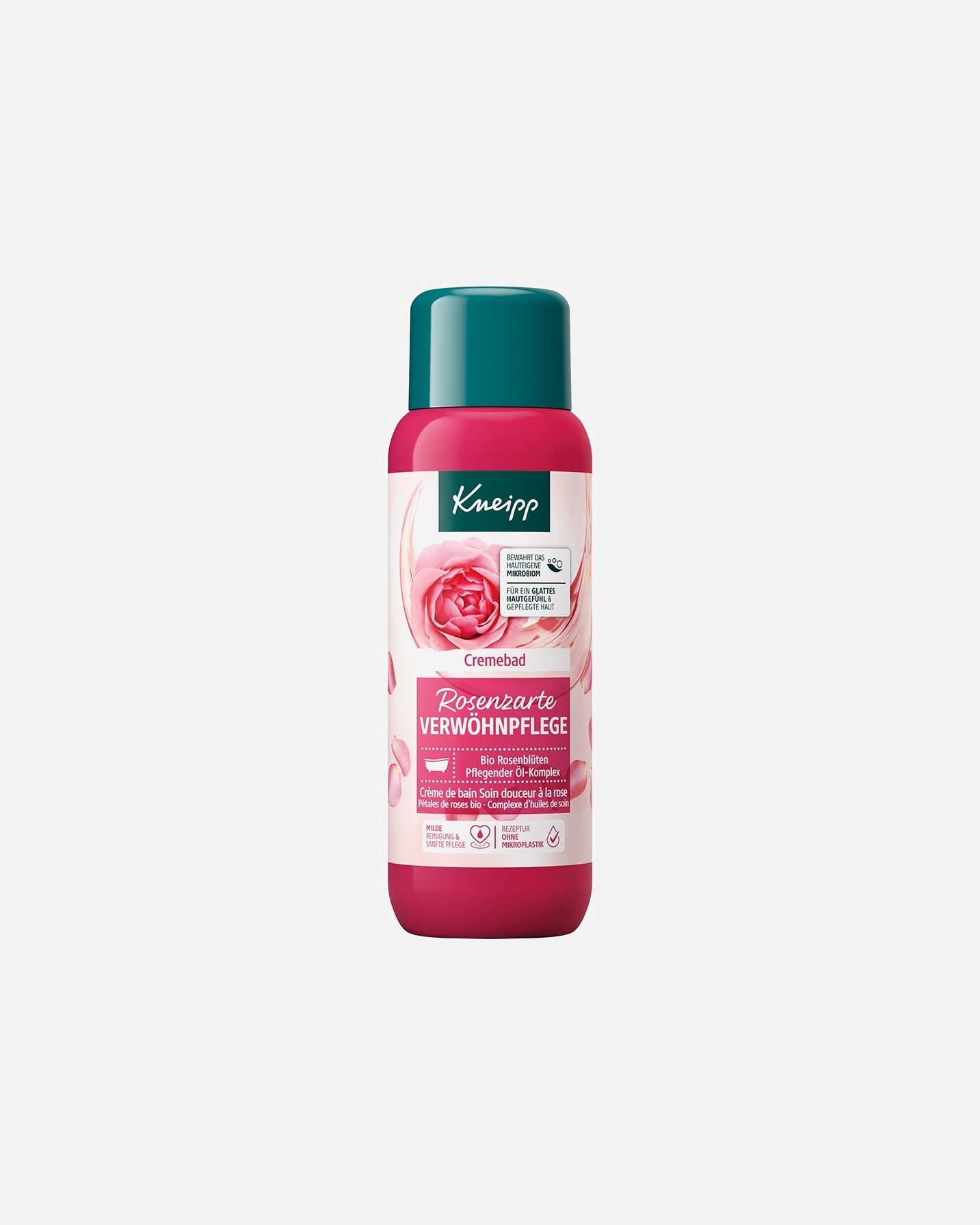 Badezusatz für Unisex Kneipp Cremebad Rosenzarte Verwöhnpflege 400 ml