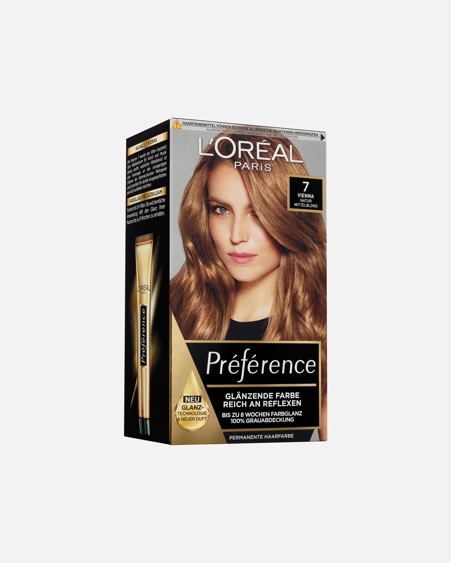 Haarfarbe für Unisex L’Oréal Paris Preference Nr. 7 - Naturmittelblond