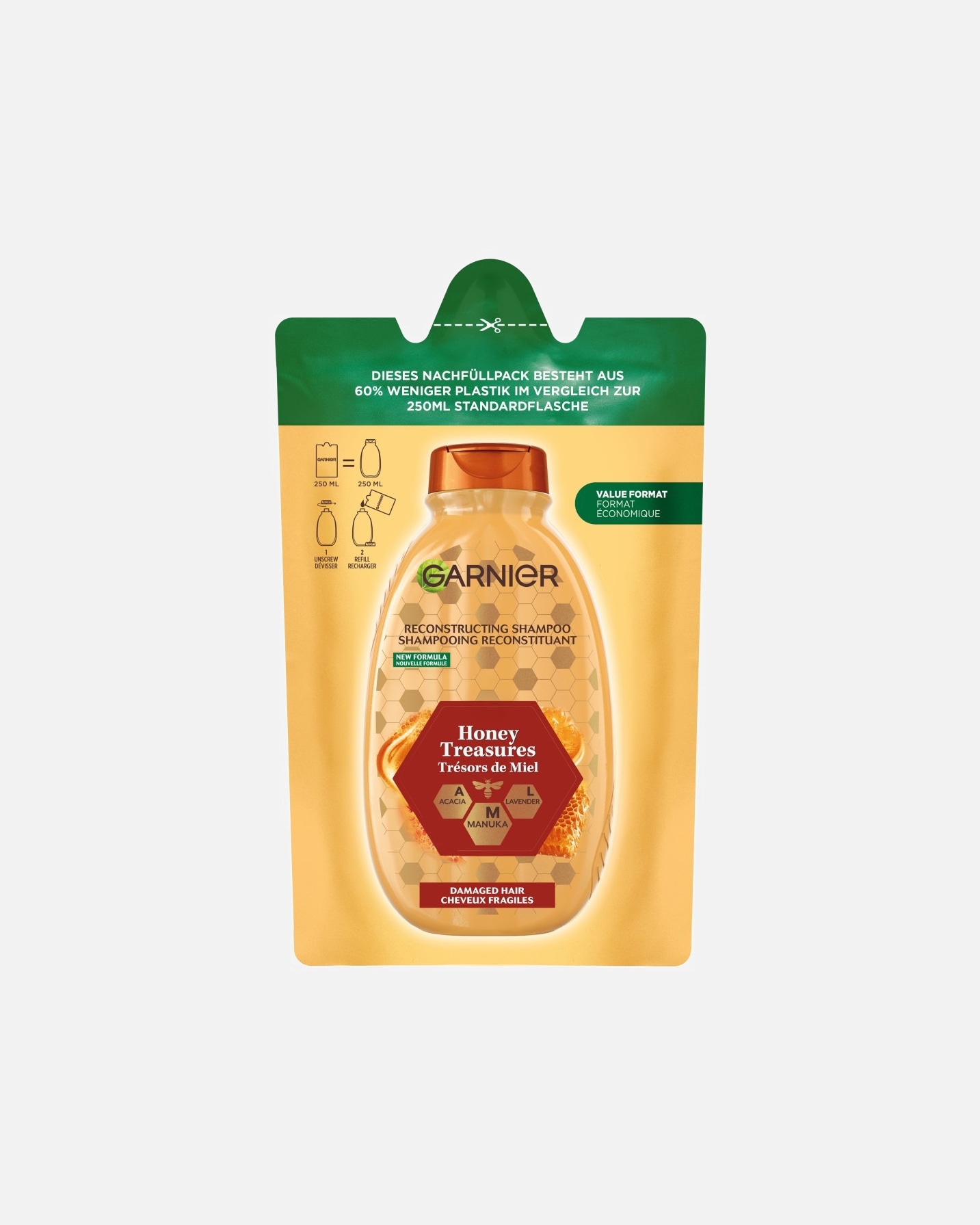 Shampoo für Unisex Garnier Wahre Schätze 250 ml