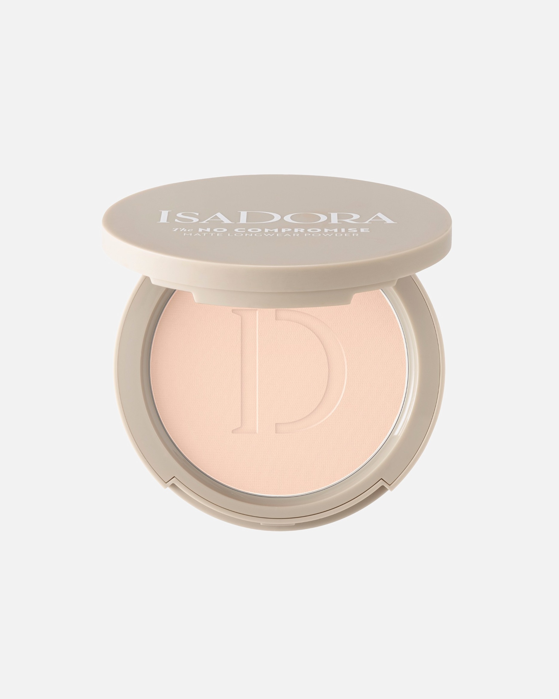 Puder für Unisex Isadora The No Compromise Matte Longwear Powder 61 - COOL IVORY