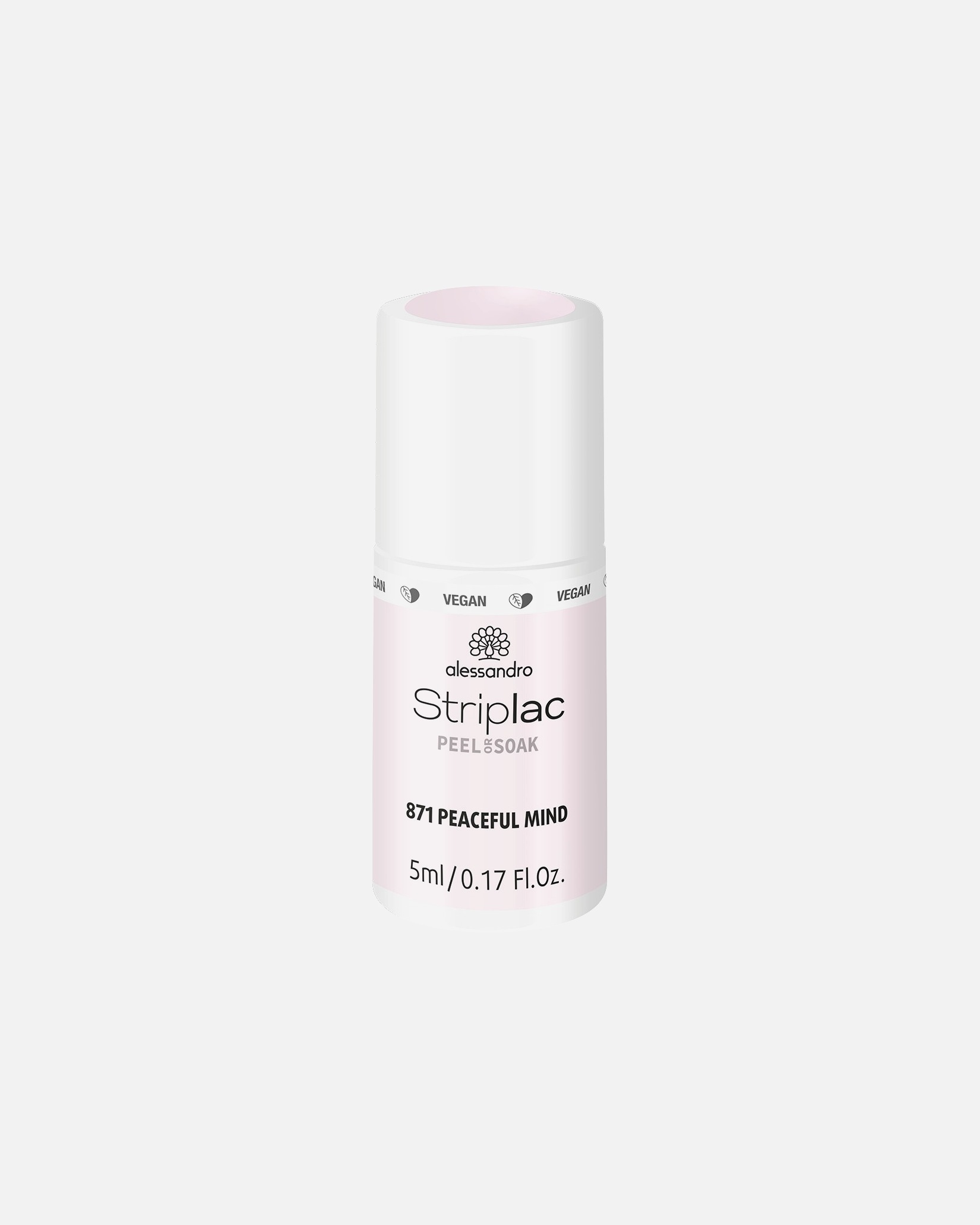 UV-Nagellack für Unisex Alessandro Striplac Happy Life PEACEFUL MIND