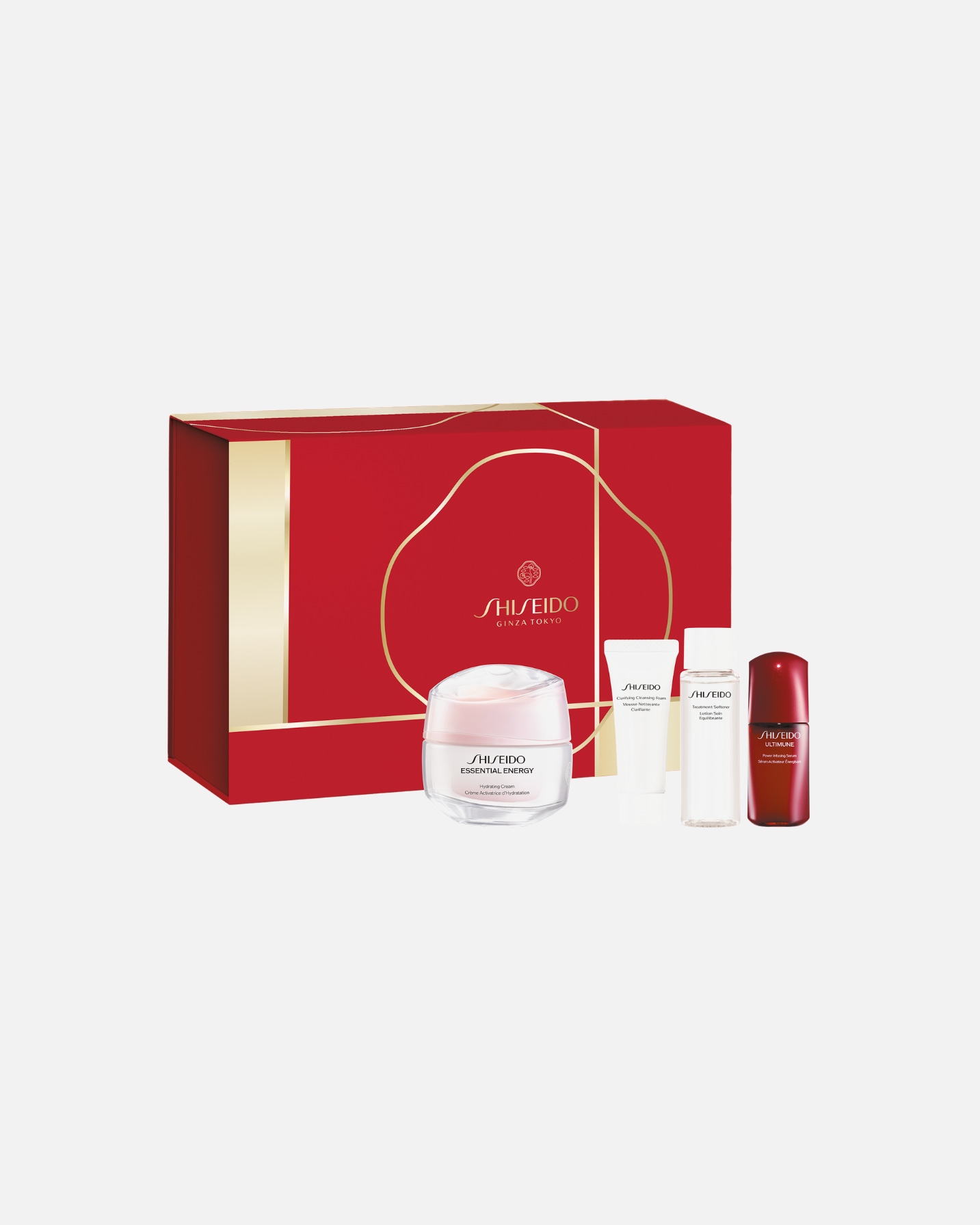 Gesichtspflegeset für Unisex Shiseido Essential Energy HOLIDAY KIT 1 Stück