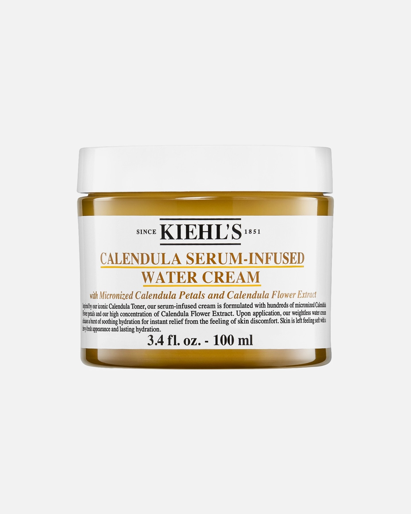 Tagescreme für Unisex Kiehl’s Calendula Serum-Infused Water Cream 100 ml