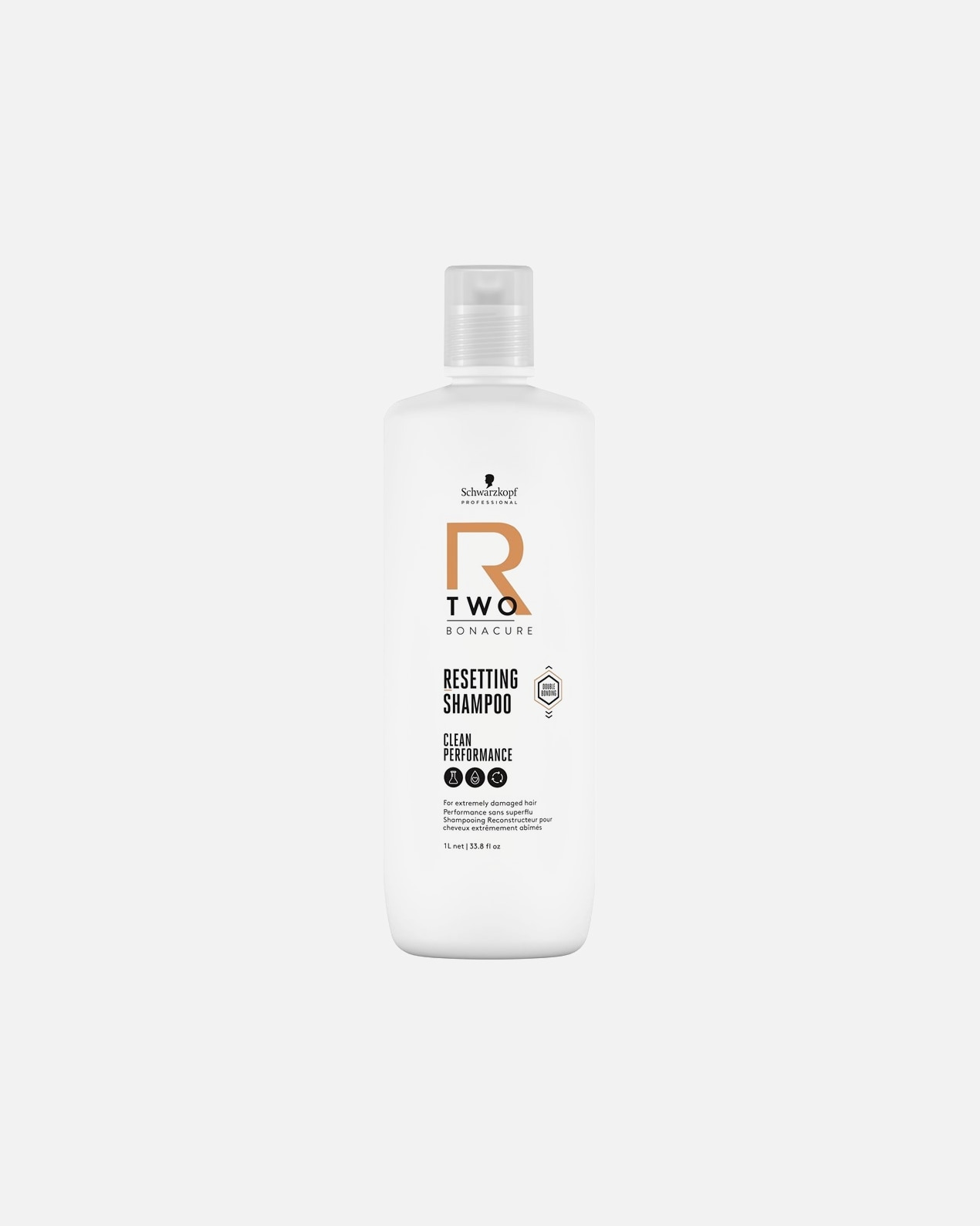 Shampoo für Unisex Schwarzkopf Professional BC BONACURE R-TWO R-TWO Resetting 1000 ml