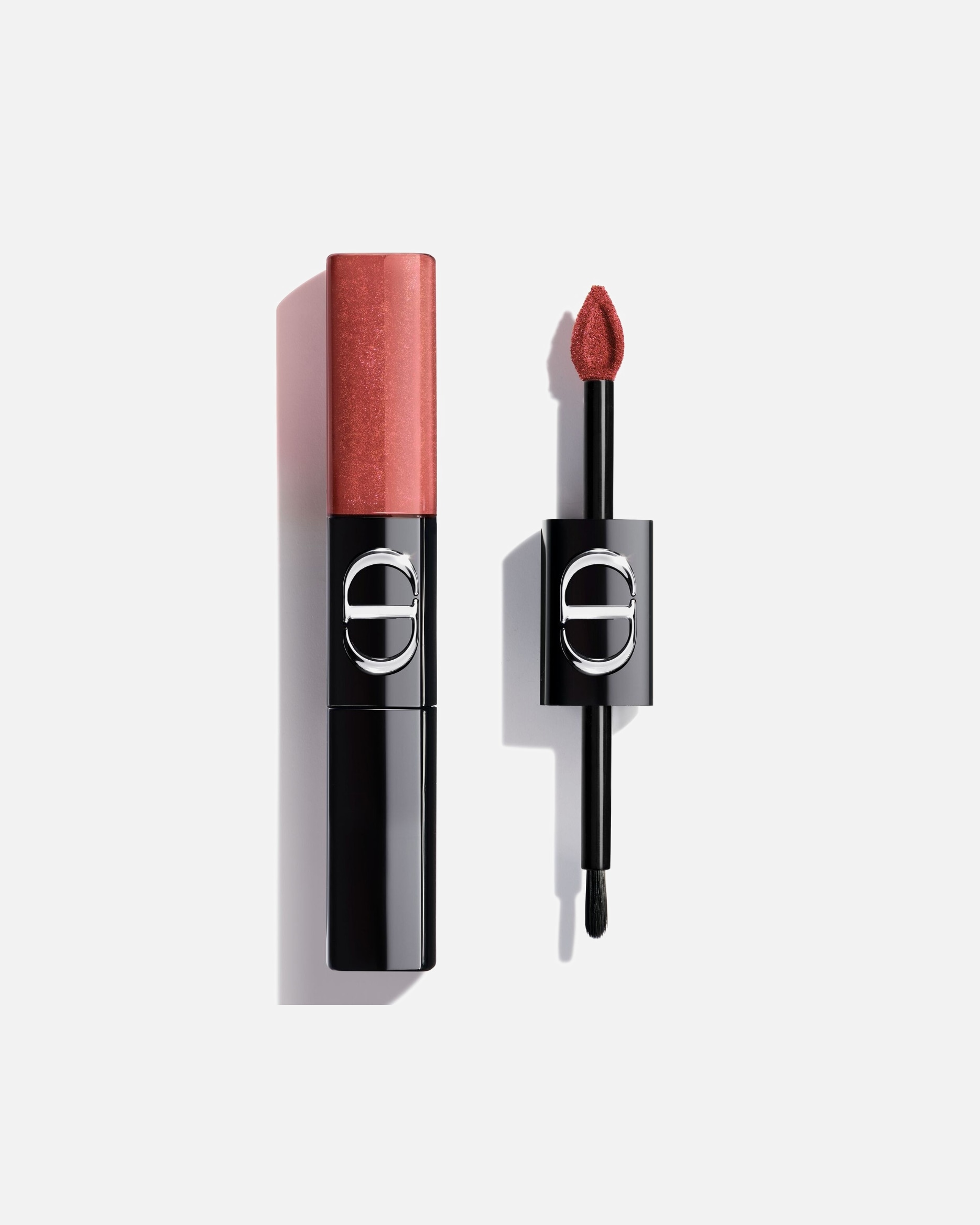 Lippenstift für Unisex DIOR Rouge Dior Liquid Sequin Duo 973 Sweet spice - Édition Spéciale 2026