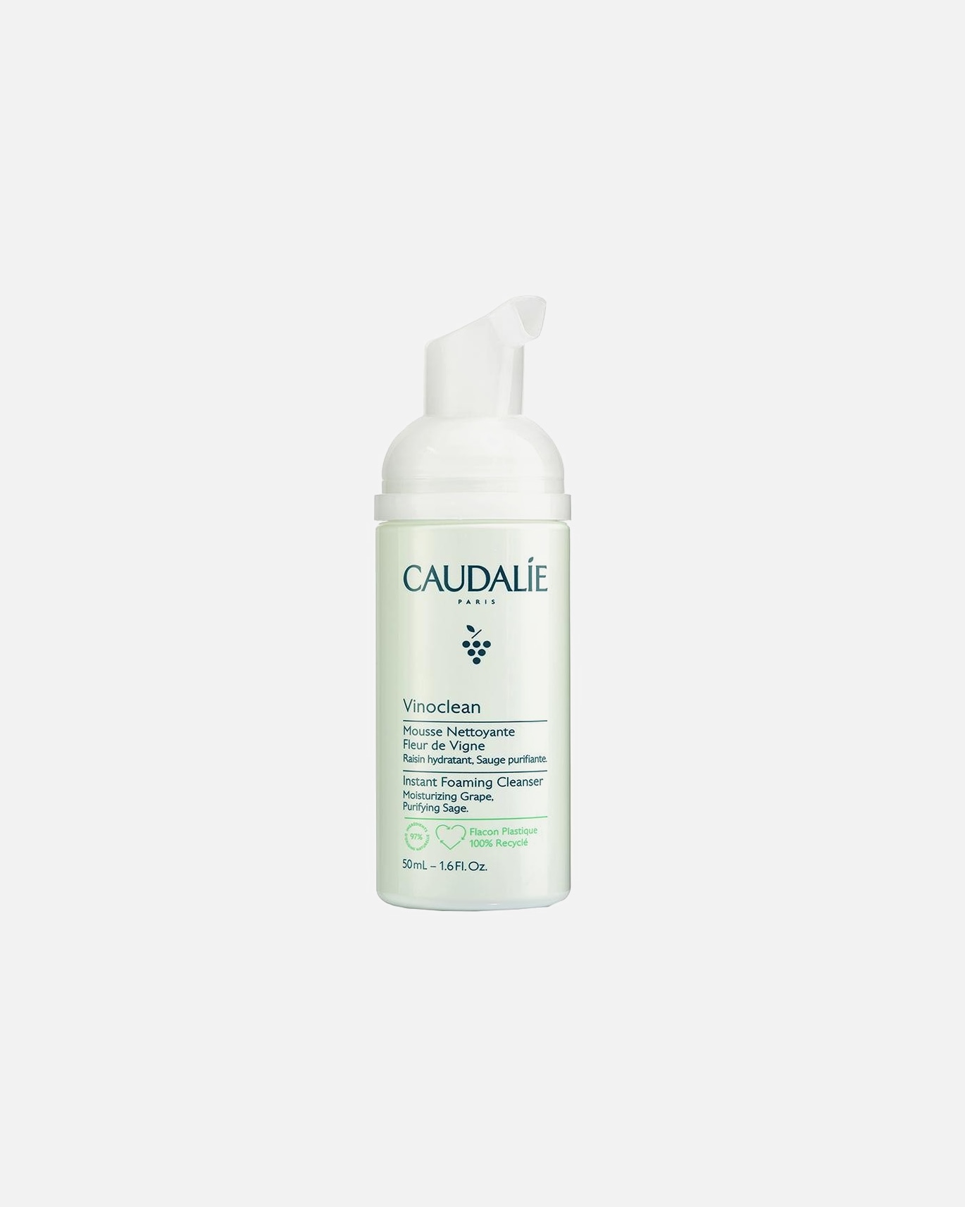Reinigungsschaum für Unisex Caudalie Instant Foaming Cleanser 50 ml