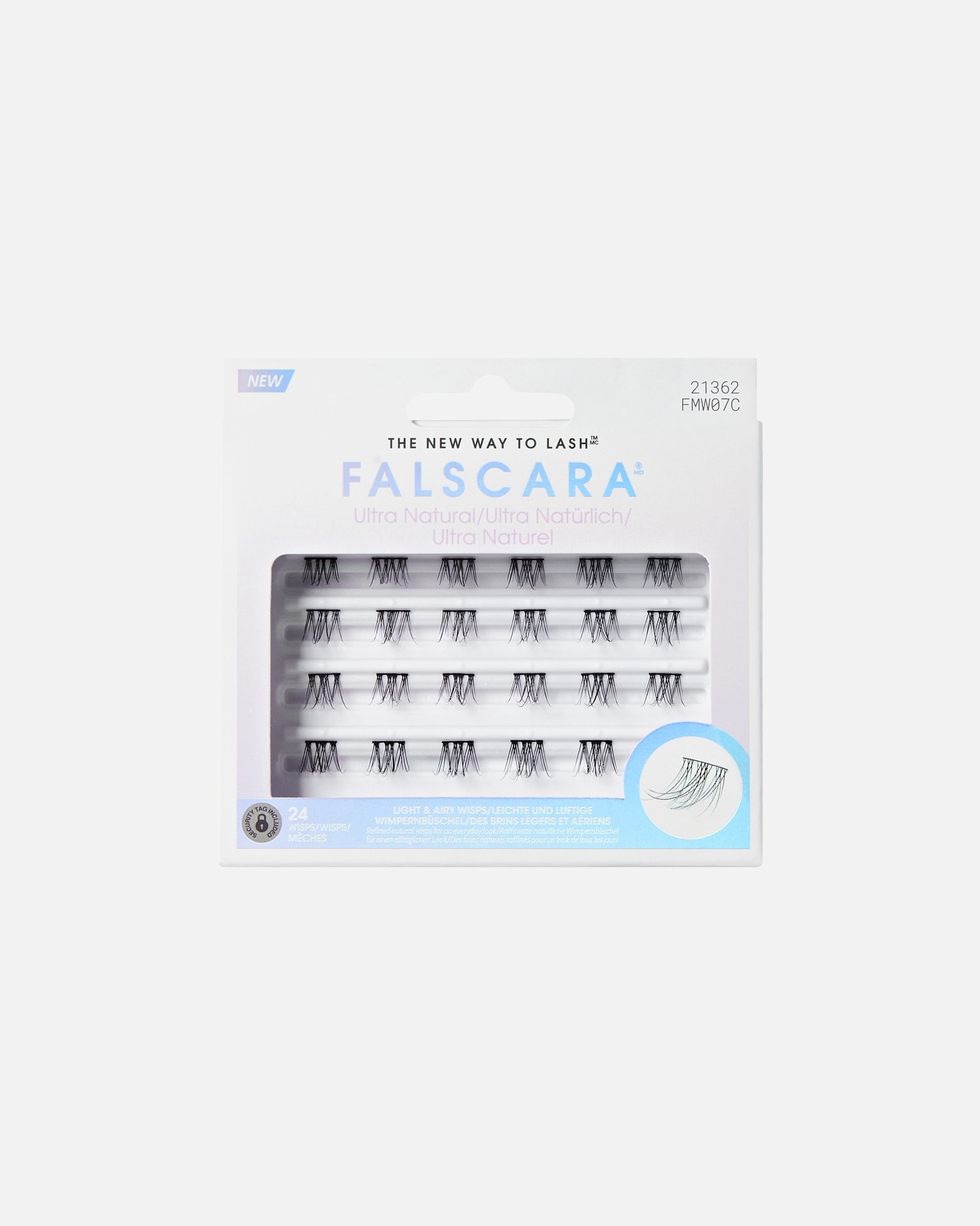 Faux-cils for UnisexeKISSFALSCARA Ultra Natural Multipack1 unité