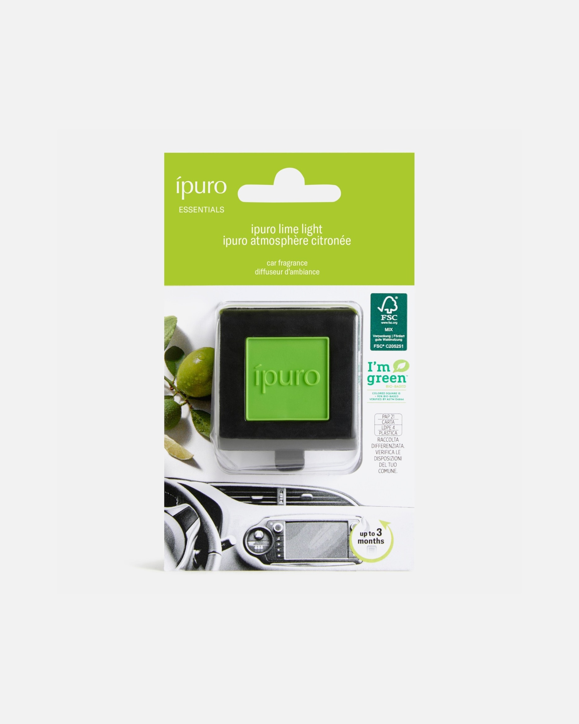 Autoduft für Unisex ipuro Lime Light 1 Stück