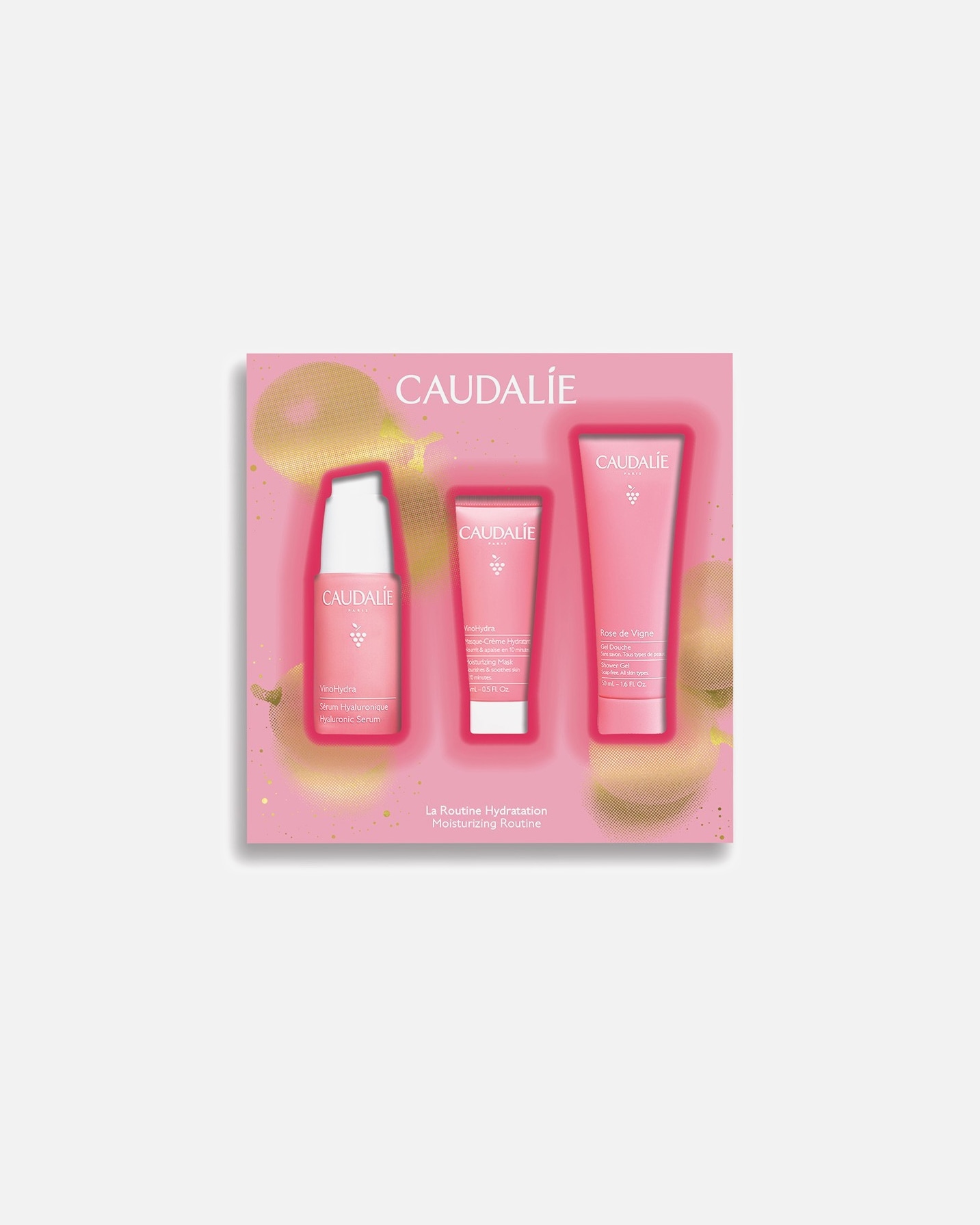 Gesichtspflegeset für Unisex Caudalie Vinohydra Serum Set - Xmas 2024 1 Stück