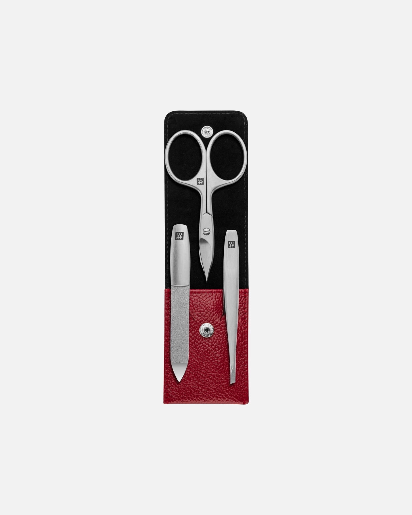 Nagelpflegeset für Unisex ZWILLING Beauty Premium Manicure Set 3pcs. Leather, red 1 Stk.