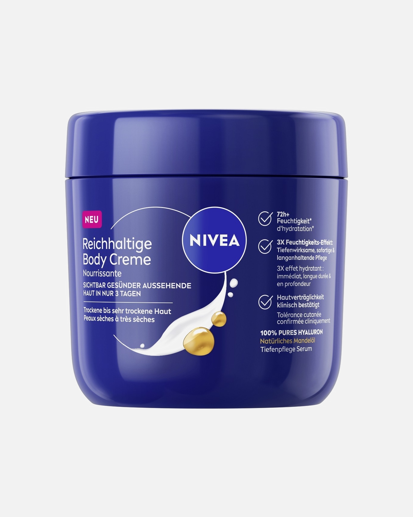 Bodylotion für Unisex NIVEA Reichhaltige Body Creme 400 ml