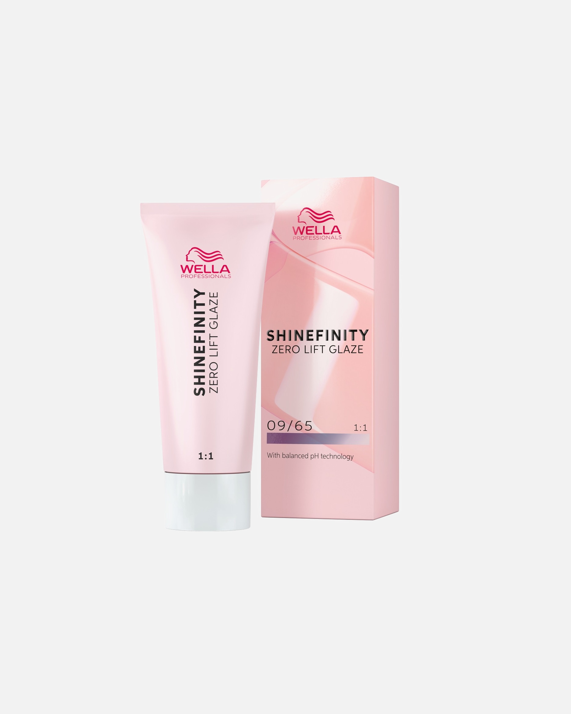 Haartönung für Unisex Wella Professionals Shinefinity Zero Lift Gaze Demi-permanente Gel-Cremetönung 09/65 Cool Pink Shimmer