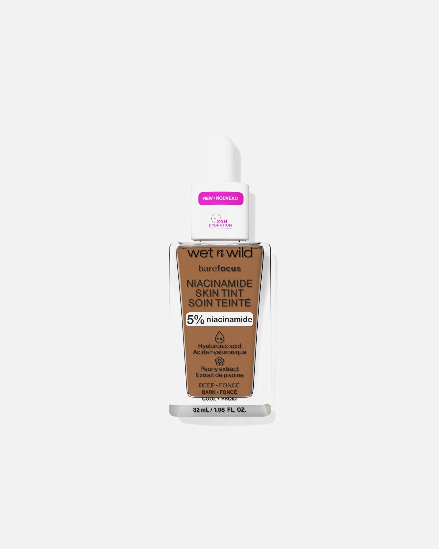 Fond de teint for Unisexewet n wildBare Focus Niacinamide Skin TintDEEP