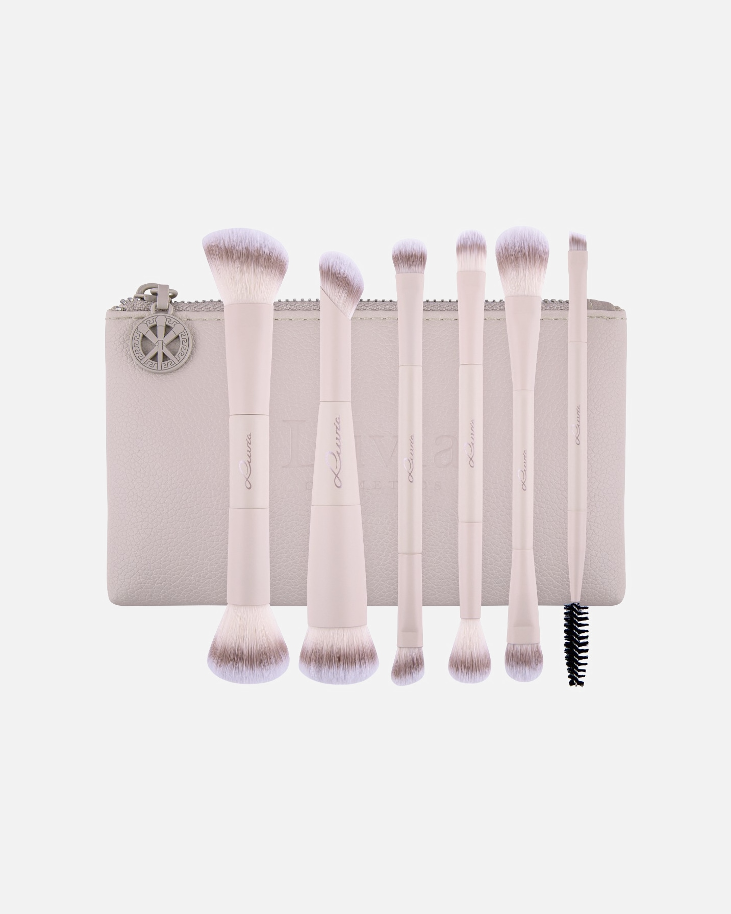 Pinselset für Unisex Luvia Duo Voyage - Nude Aura 1 Stück