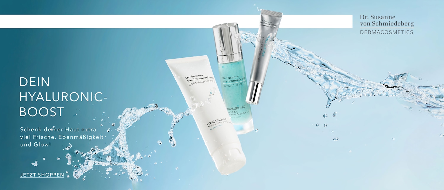 Entdecken Sie den DEIN HYALURONIC-BOOST von Dr. Susanne von Schmiedeberg DERMACOSMETICS für eine frische und strahlende Haut! Kaufen Sie jetzt und gönnen Sie Ihrer Haut eine zusätzliche Pflege.