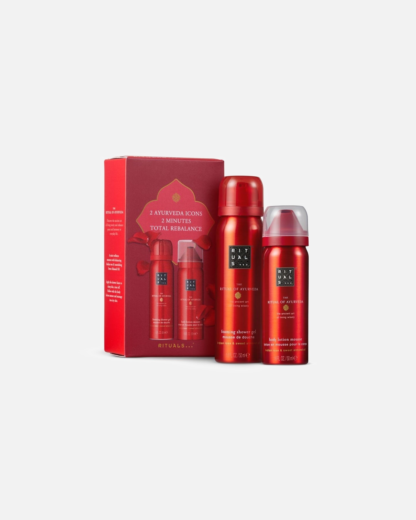 Coffret Rituals Ayurveda avec 2 minis à votre commande de Rituals de CHF 50*