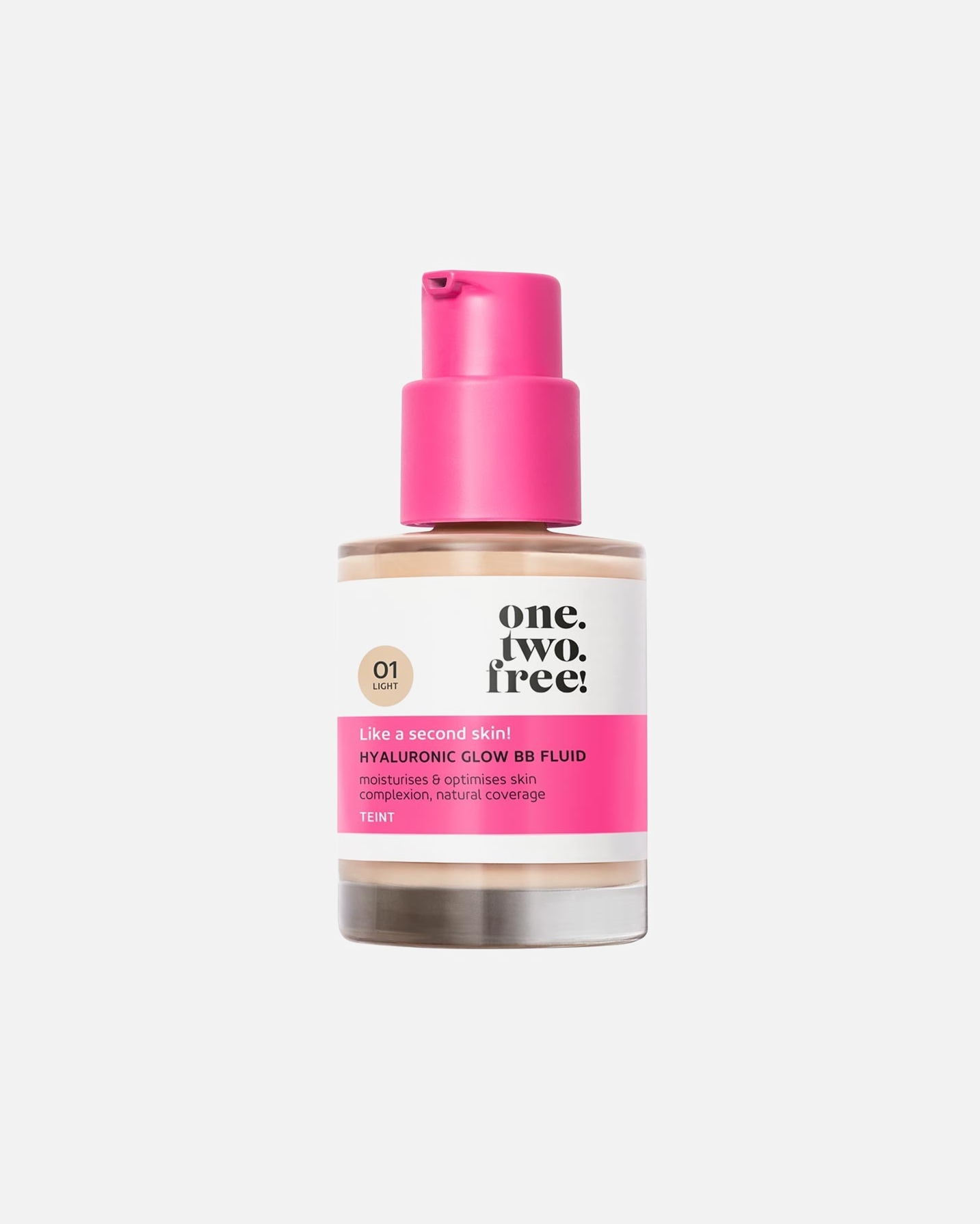 BB Cream für Unisex one. two. free! Hyaluronic Glow BB Fluid 1 - LIGHT