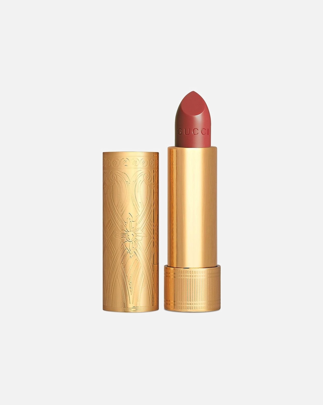 Lippenstift für Unisex Gucci Beauty Rouge à Lèvres Satin Nr. 202 Moira Sienna