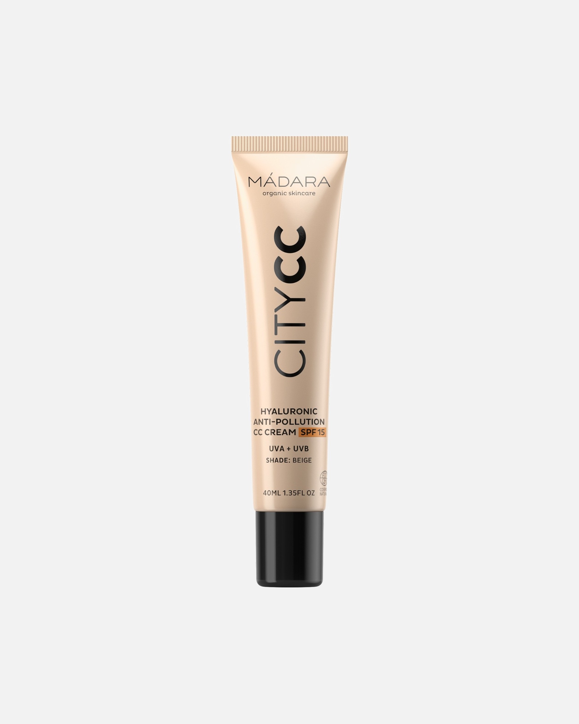 CC Cream für Unisex MÁDARA City CC Hyaluronic Anti-Pollution SPF15 Beige