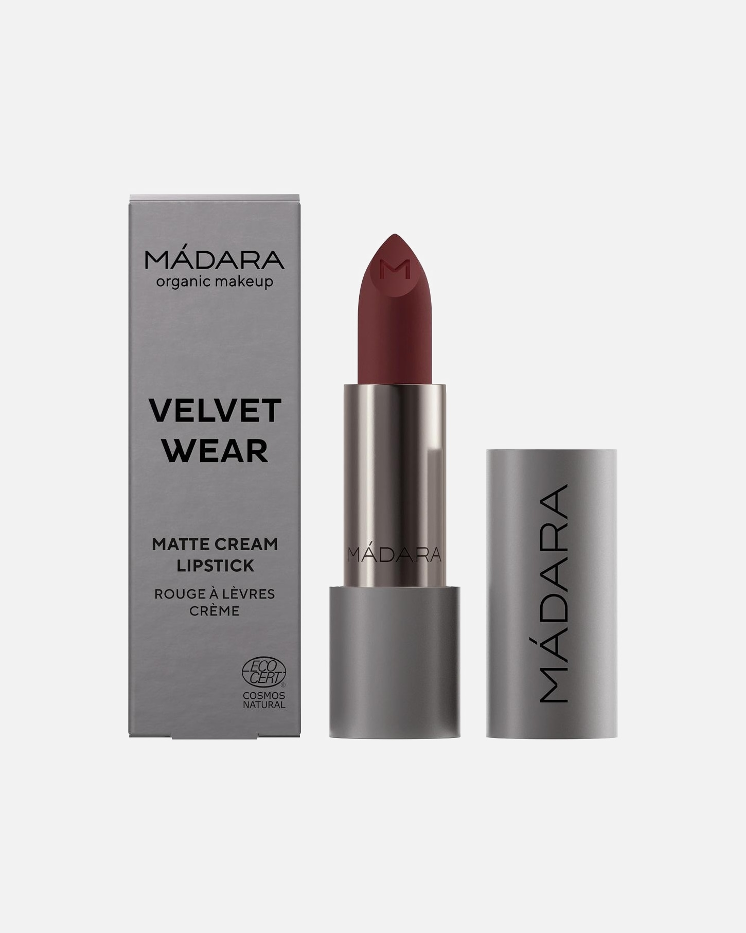 Lippenstift für Unisex MÁDARA Make Up VELVET WEAR Matt-cremig 35 - DARK NUDE