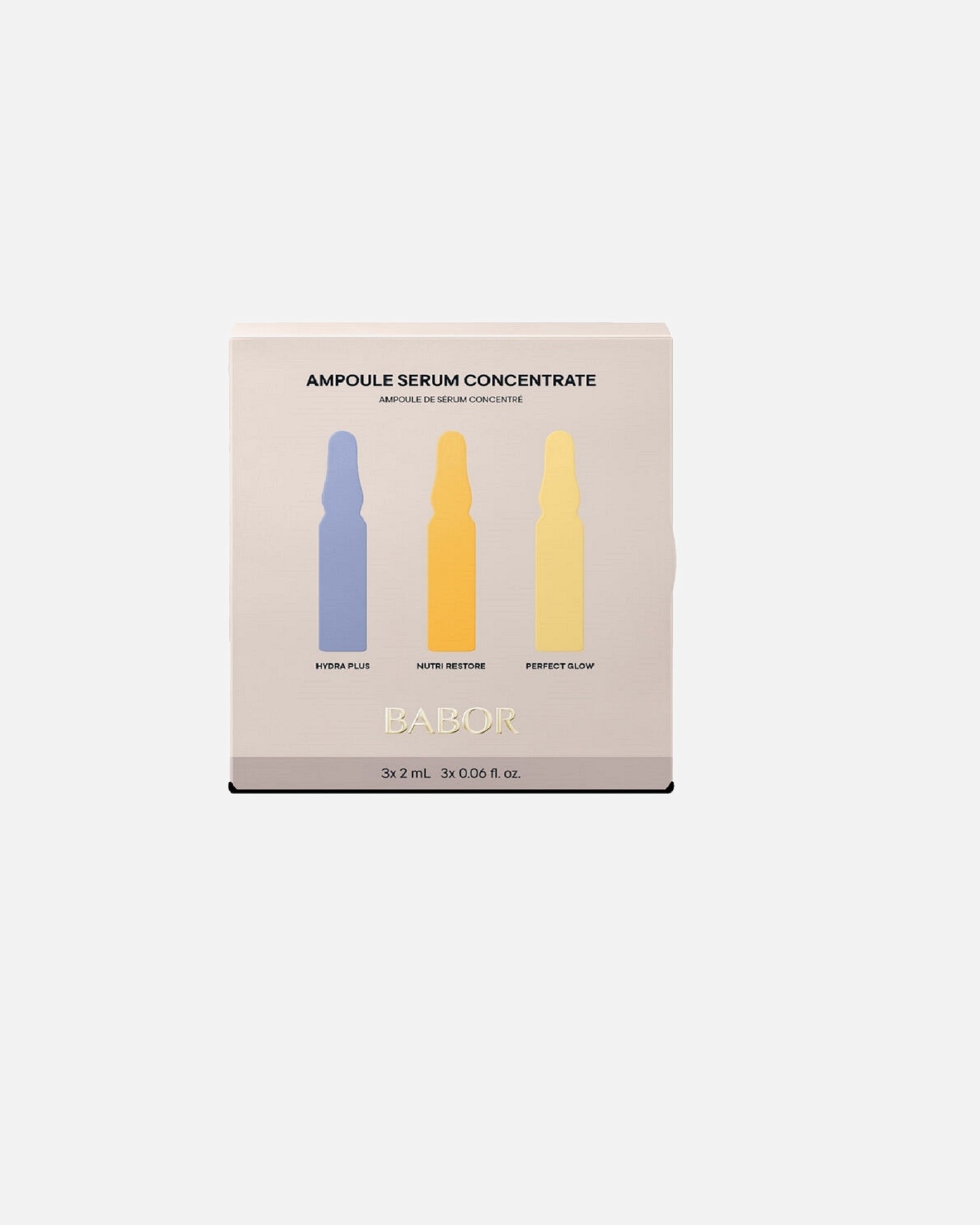 BABOR Ampullen-Set mit Hydra Plus, Nutri Restore und Perfect Glow Serum (je 2 ml) zu deiner BABOR-Bestellung ab CHF 49*