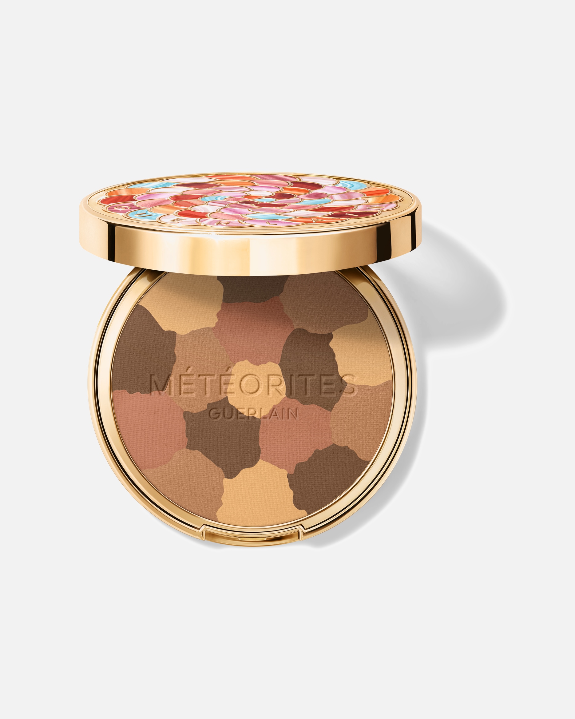Puder für Unisex Guerlain Les Météorites Météorites Compact - Mattierend und Fixierend 04 - AMBER