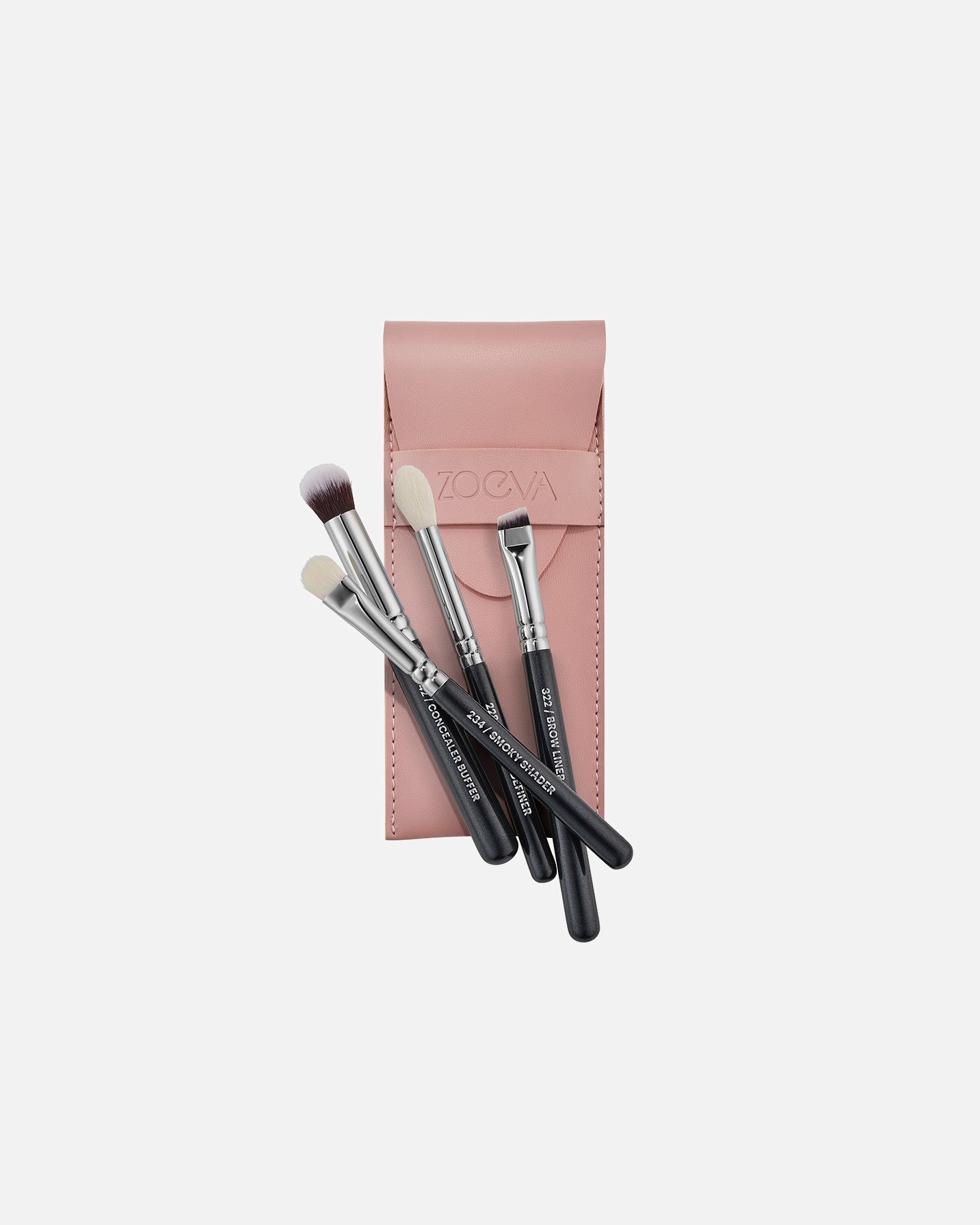 Pinselset für Unisex ZOEVA Set of 4 Mini Eye Brushes 1 Stück