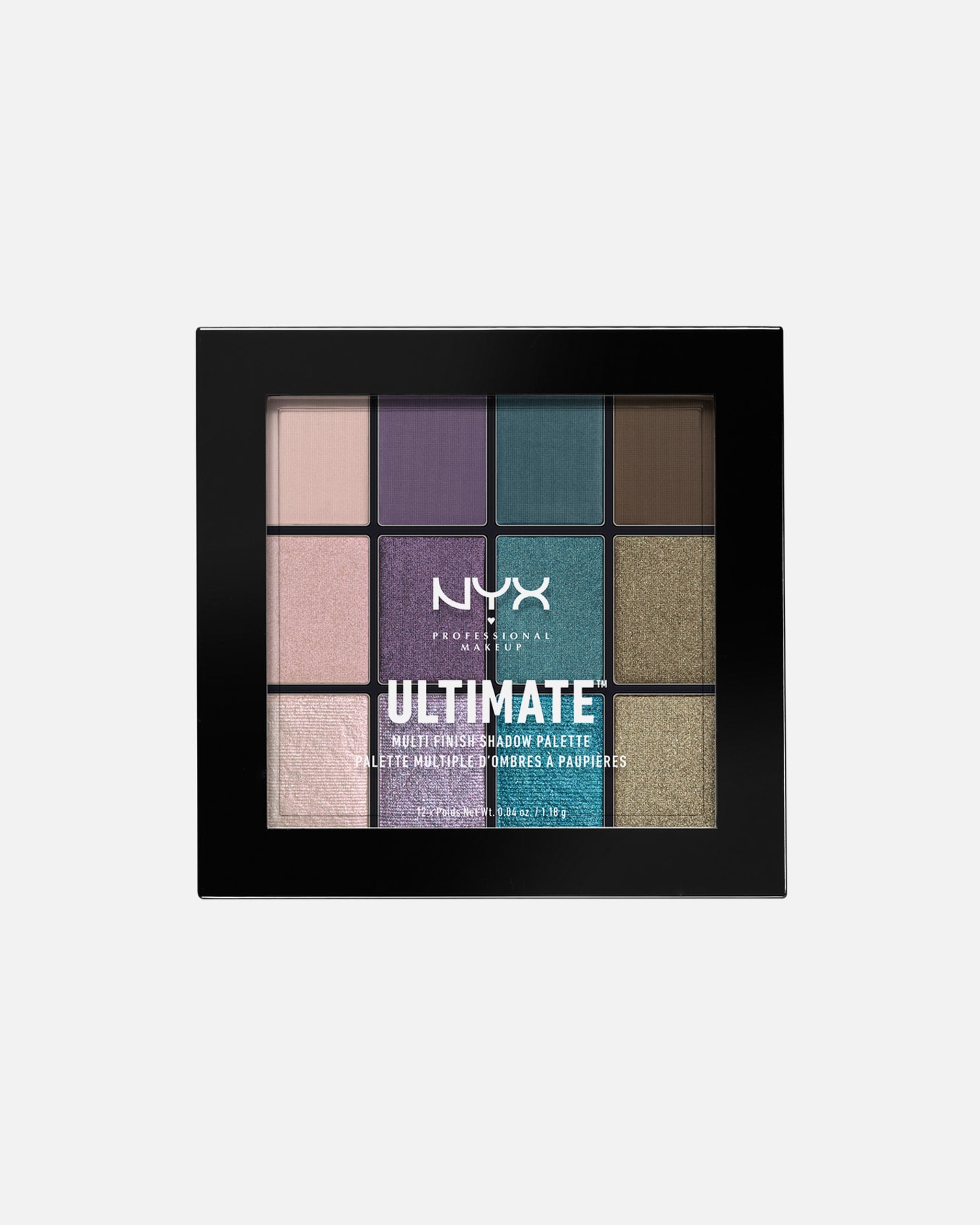 Lidschatten für Unisex NYX Professional Makeup Pride Makeup Ultimate Shadow Palette Smoke Screen