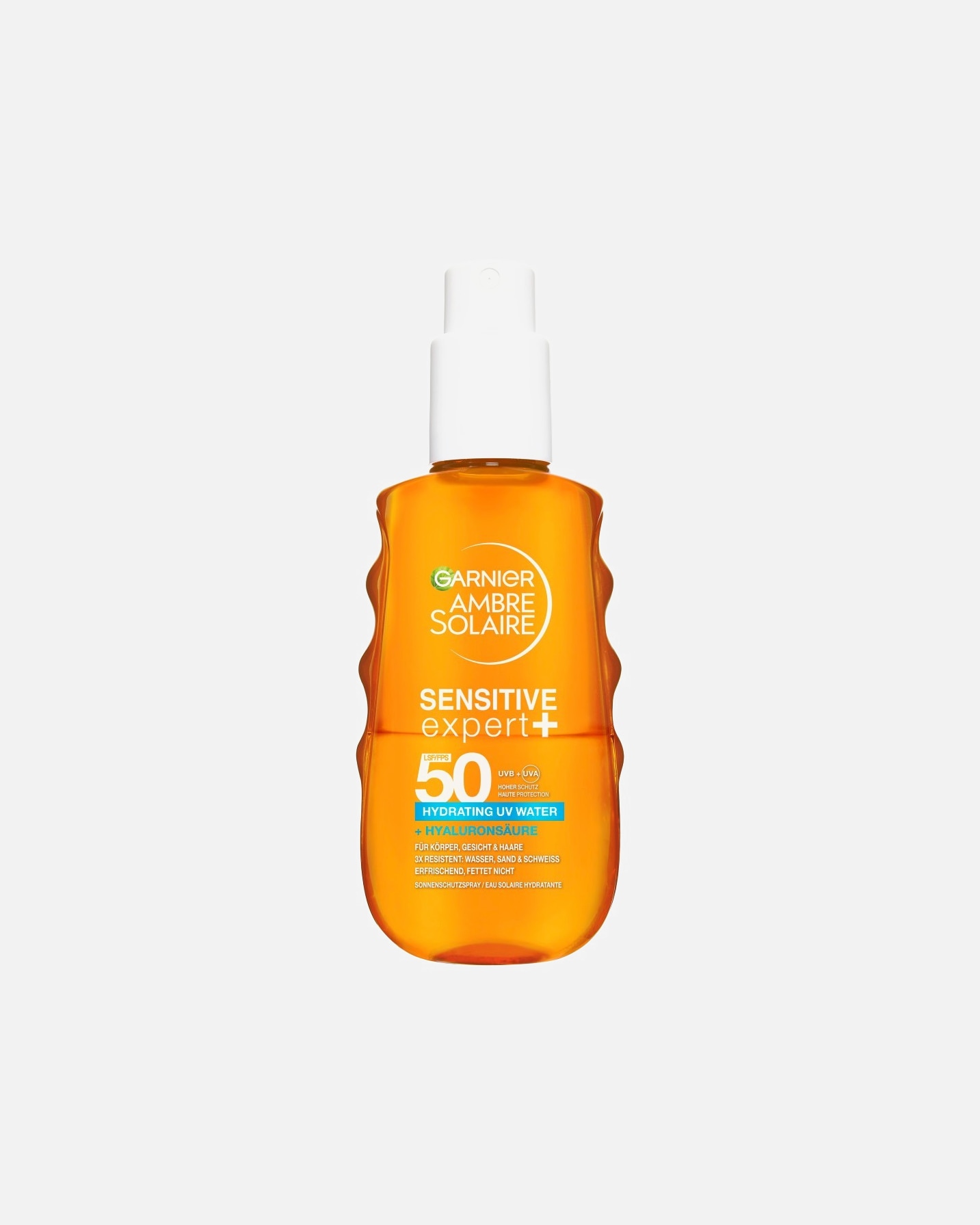 Spray solaire for UnisexeGarnierAmbre SolaireSensitive Expert + Hydrating UV Water LSF 50150 ml