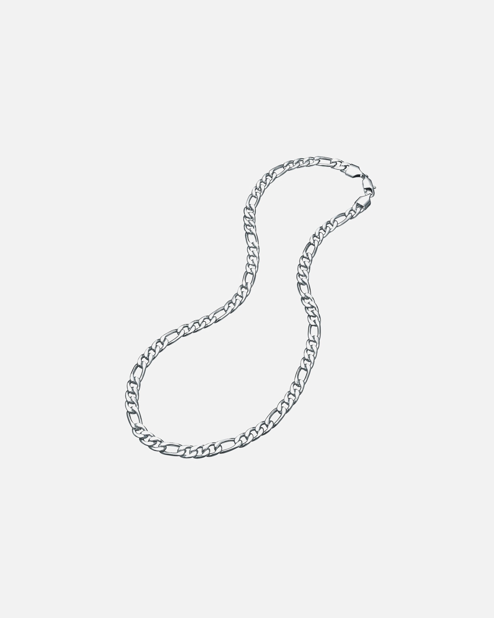 Collier for HommeTrue RebelsCollier en acier inoxydé Acier inoxydable en Argent55 cm